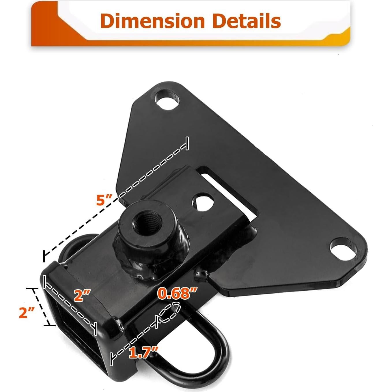 Enganche Trasero Clase 3 WeiSen 2" para Jeep Gladiator 2020-2025