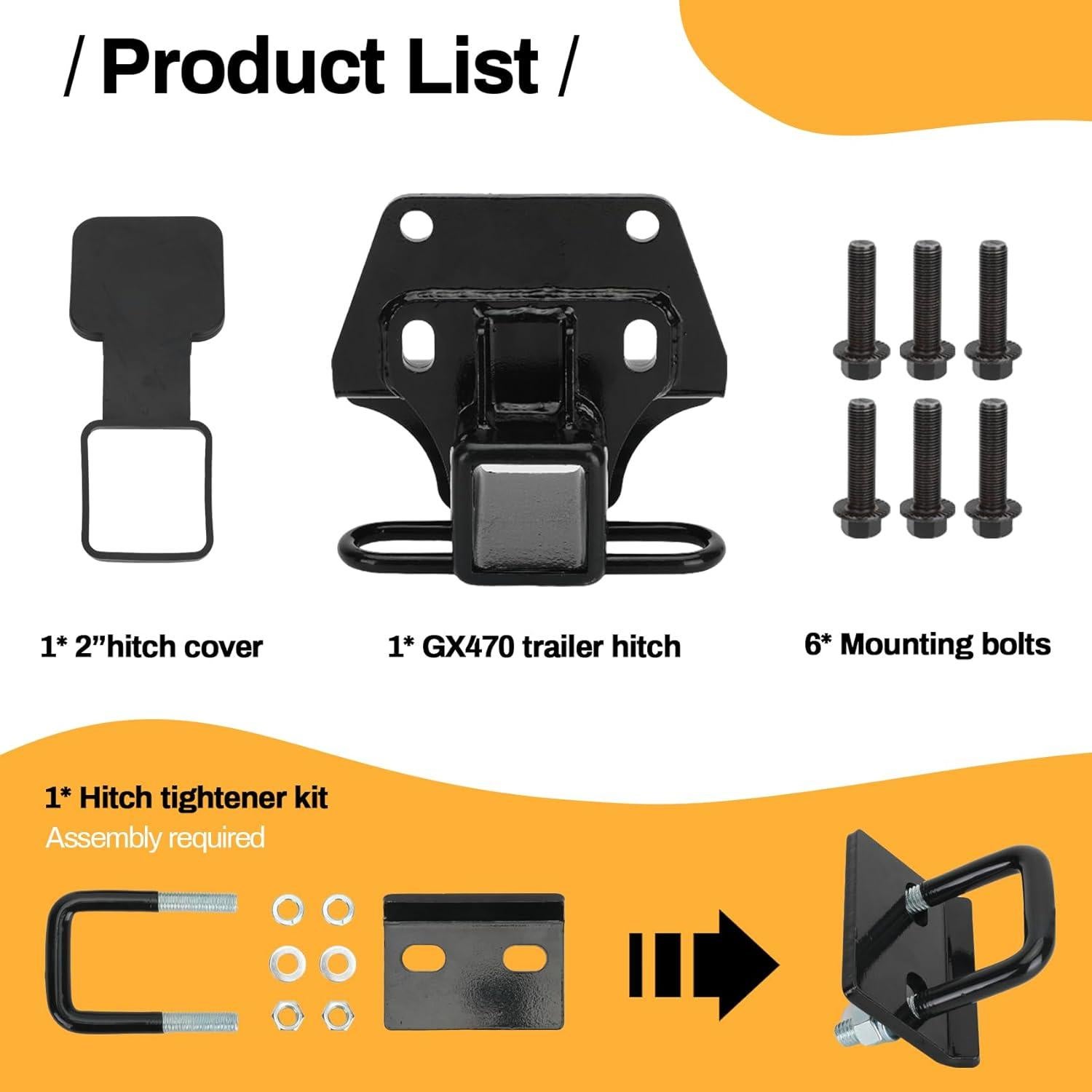 Enganche de Remolque Pulaim GX470 para Lexus y Toyota 4Runner