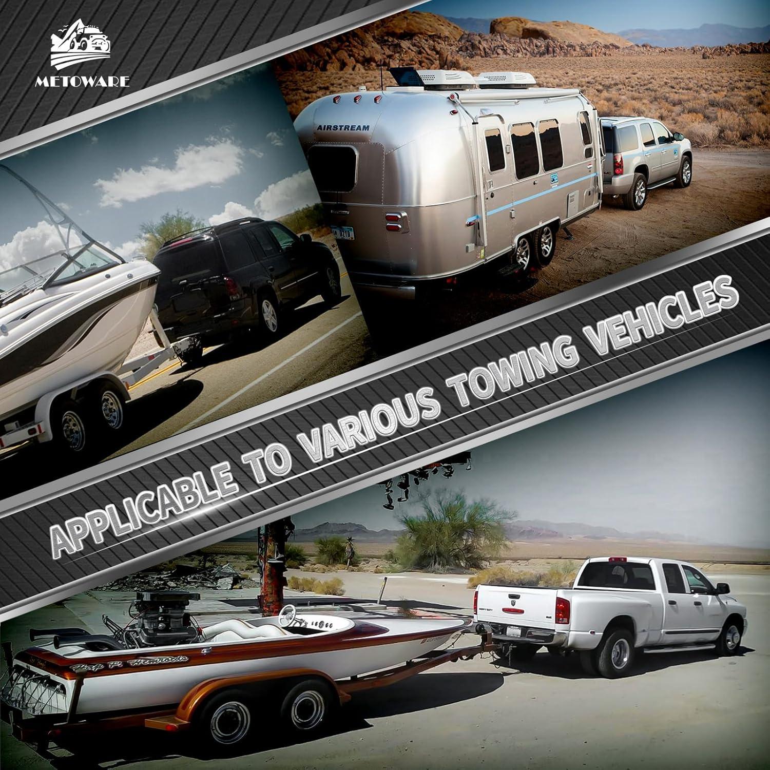 Enganche de Remolque METOWARE Tri-Bola 8" 12,500 LBS