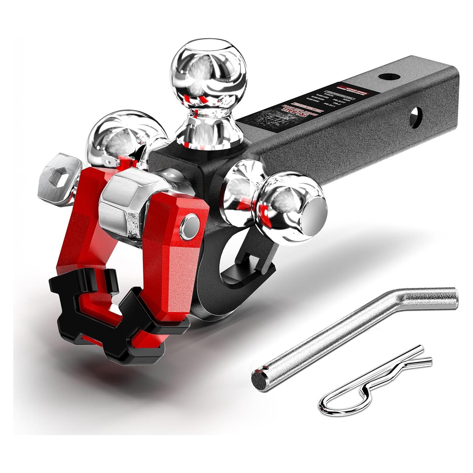 Soporte de Enganche Tri Ball XPE 2" con Grillete 10,000 LBS