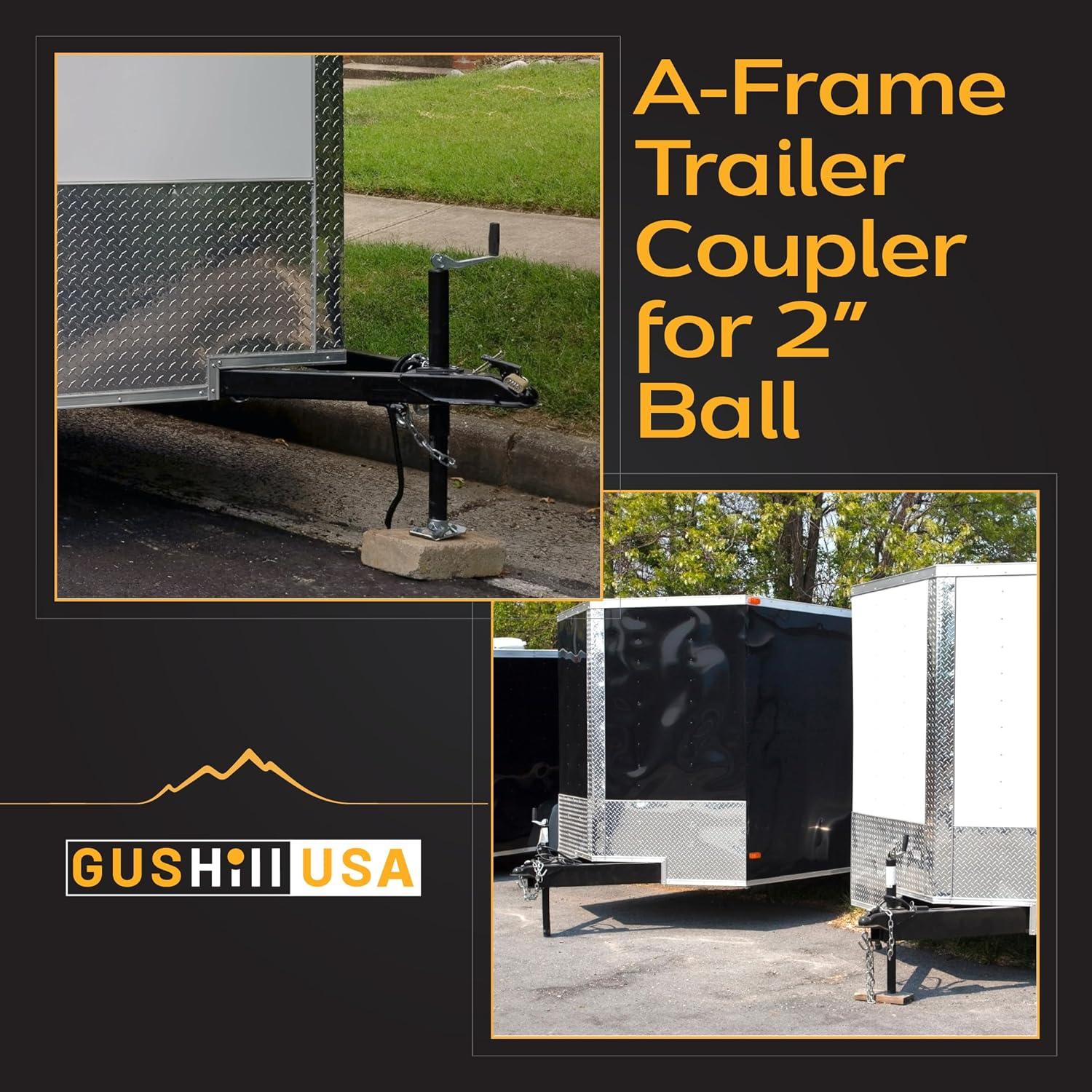 Acoplador de Remolque en A GusHill GH25210 2268 kg Negro