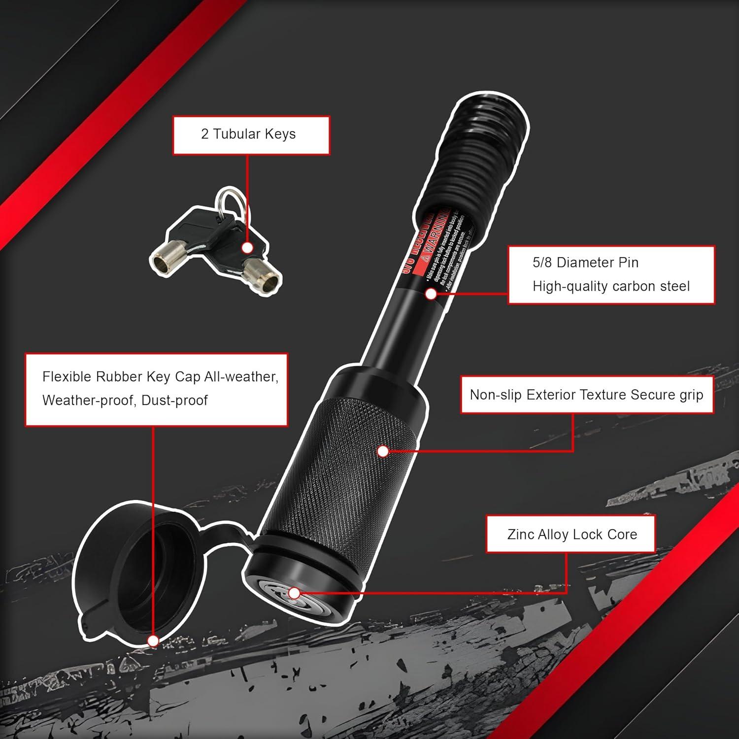 Cerradura de Enganche TYT 5/8" Diámetro - Paquete de 2