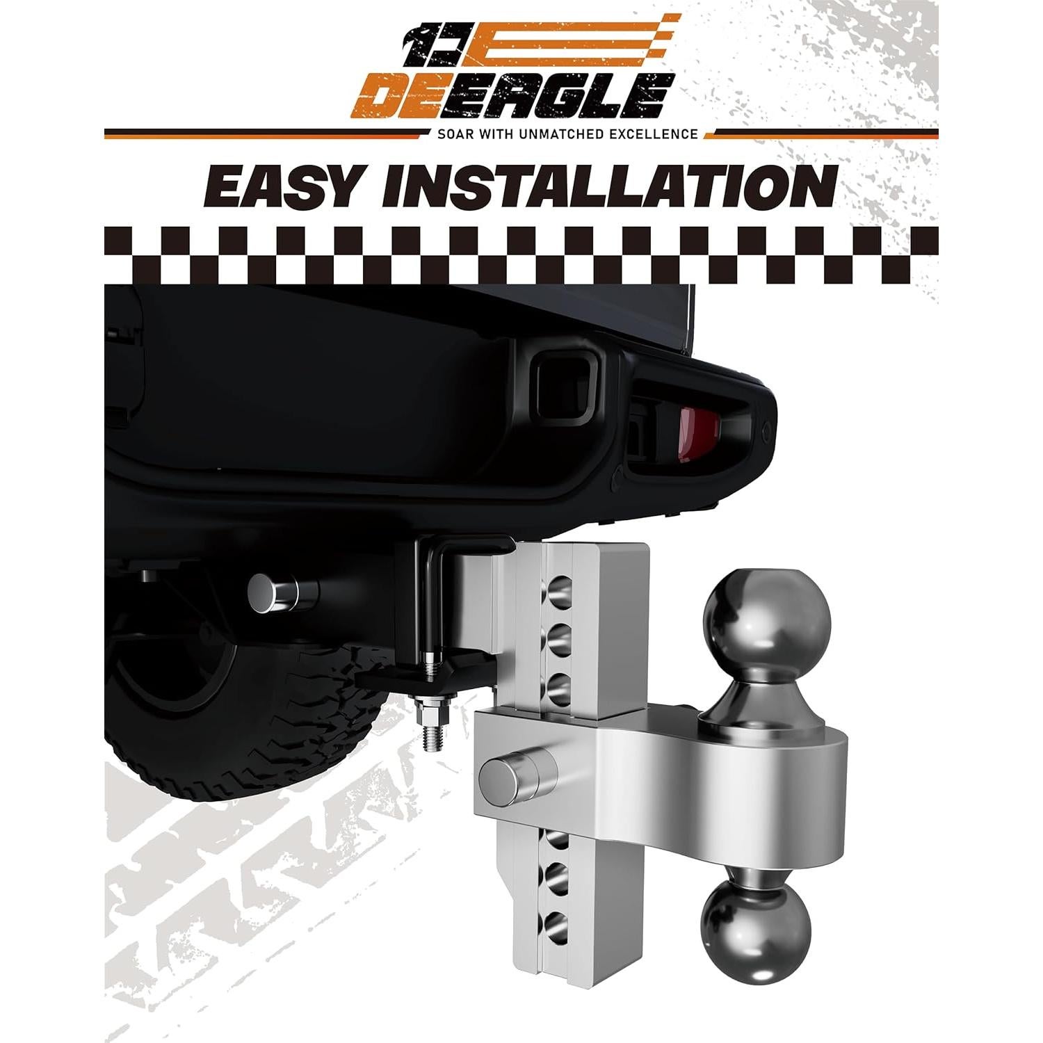 Apretador Antivibración DEEAGLE 2 Paquetes para Enganches 5.08 cm