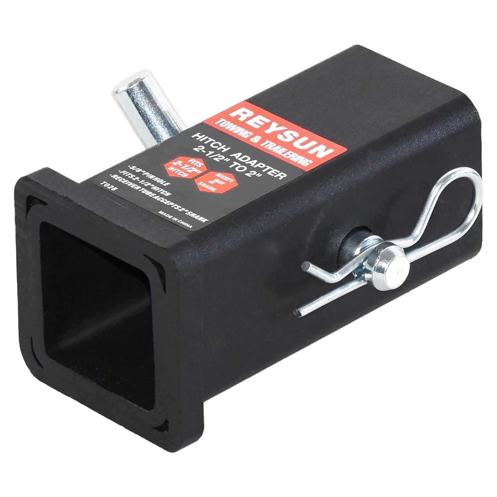 Adaptador de Enganche de Remolque REYSUN 2.5" a 2" Acero