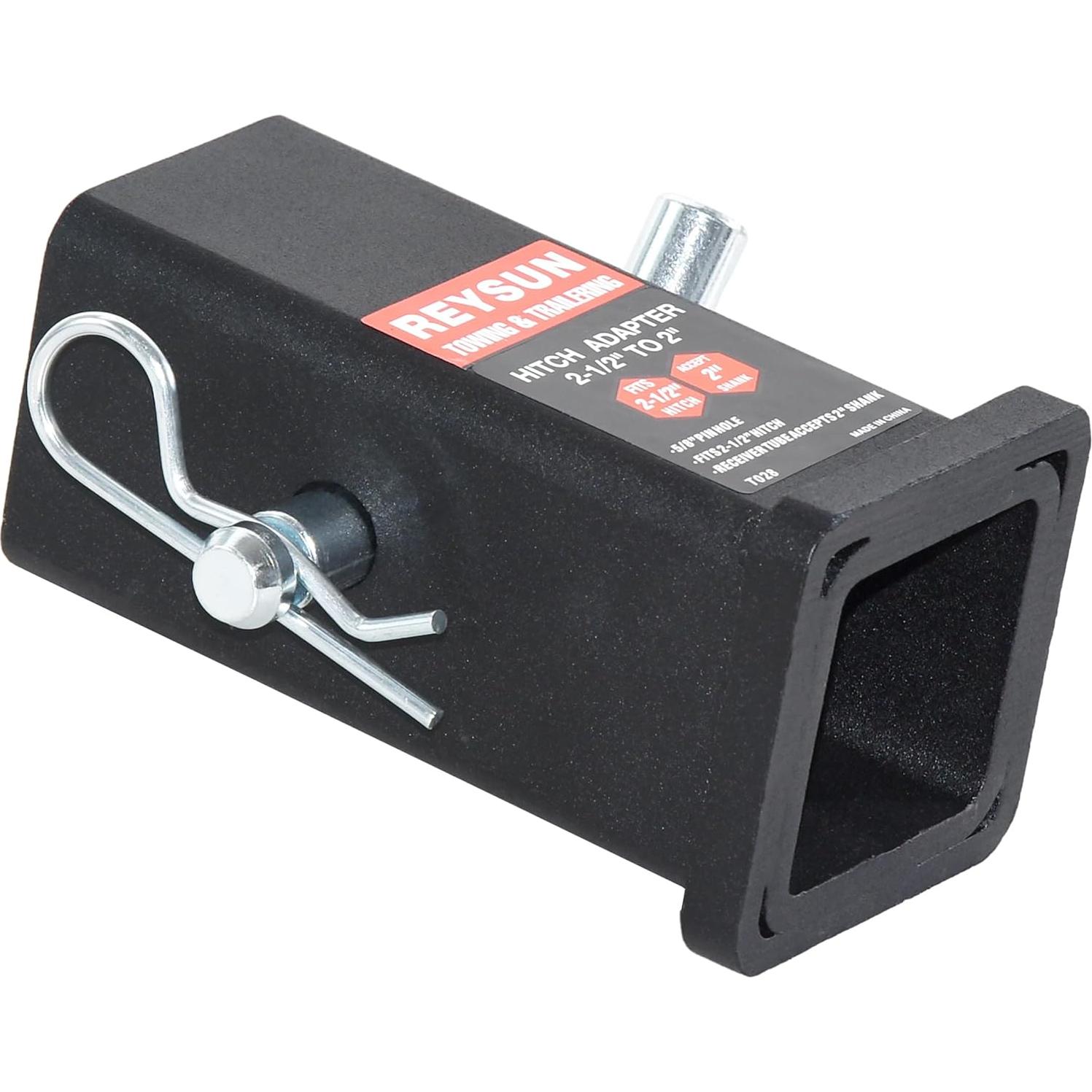 Adaptador de Enganche de Remolque REYSUN 2.5" a 2" Acero