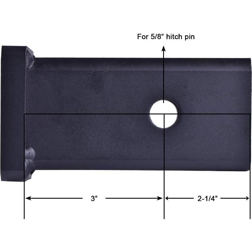 Adaptador de Enganche de Remolque REYSUN 2.5" a 2" Acero