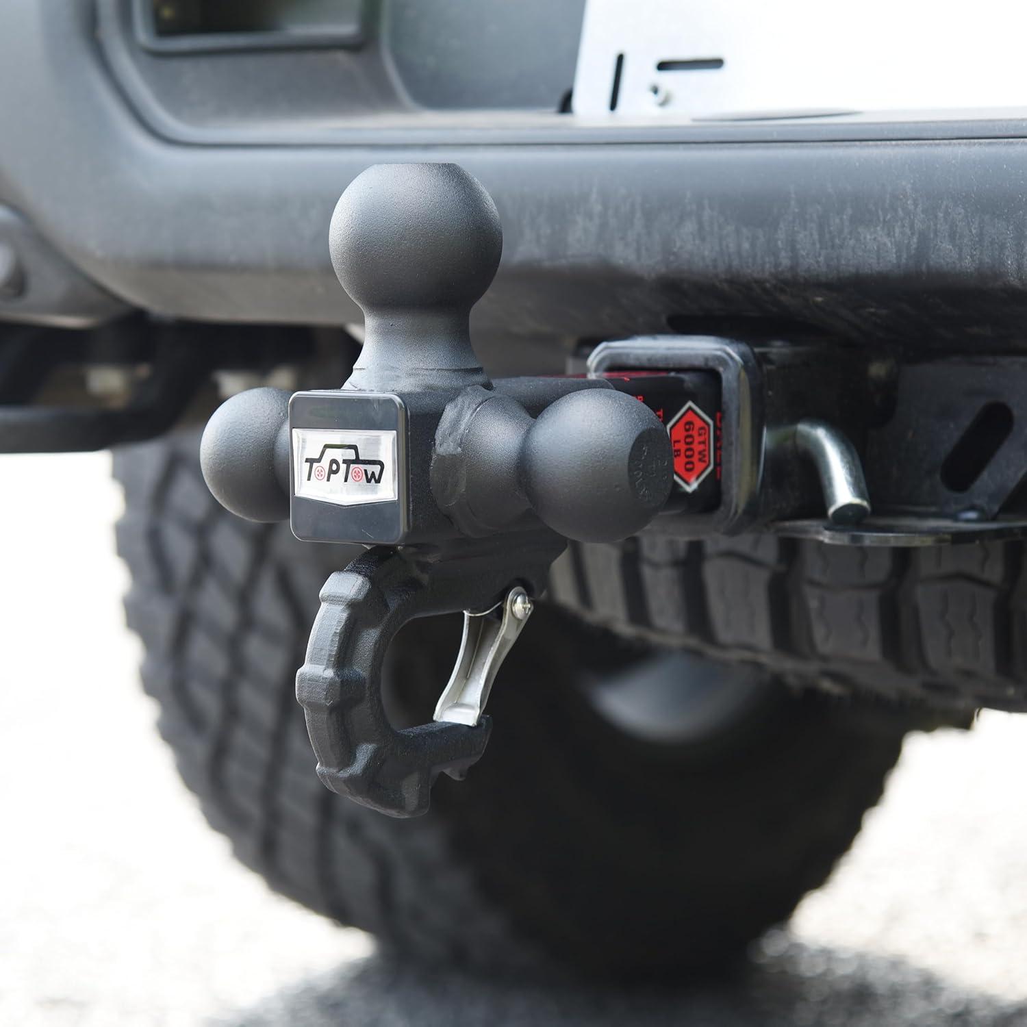 Enganche de Remolque Toptow Tri-Bola 4536 kg Negro Matte