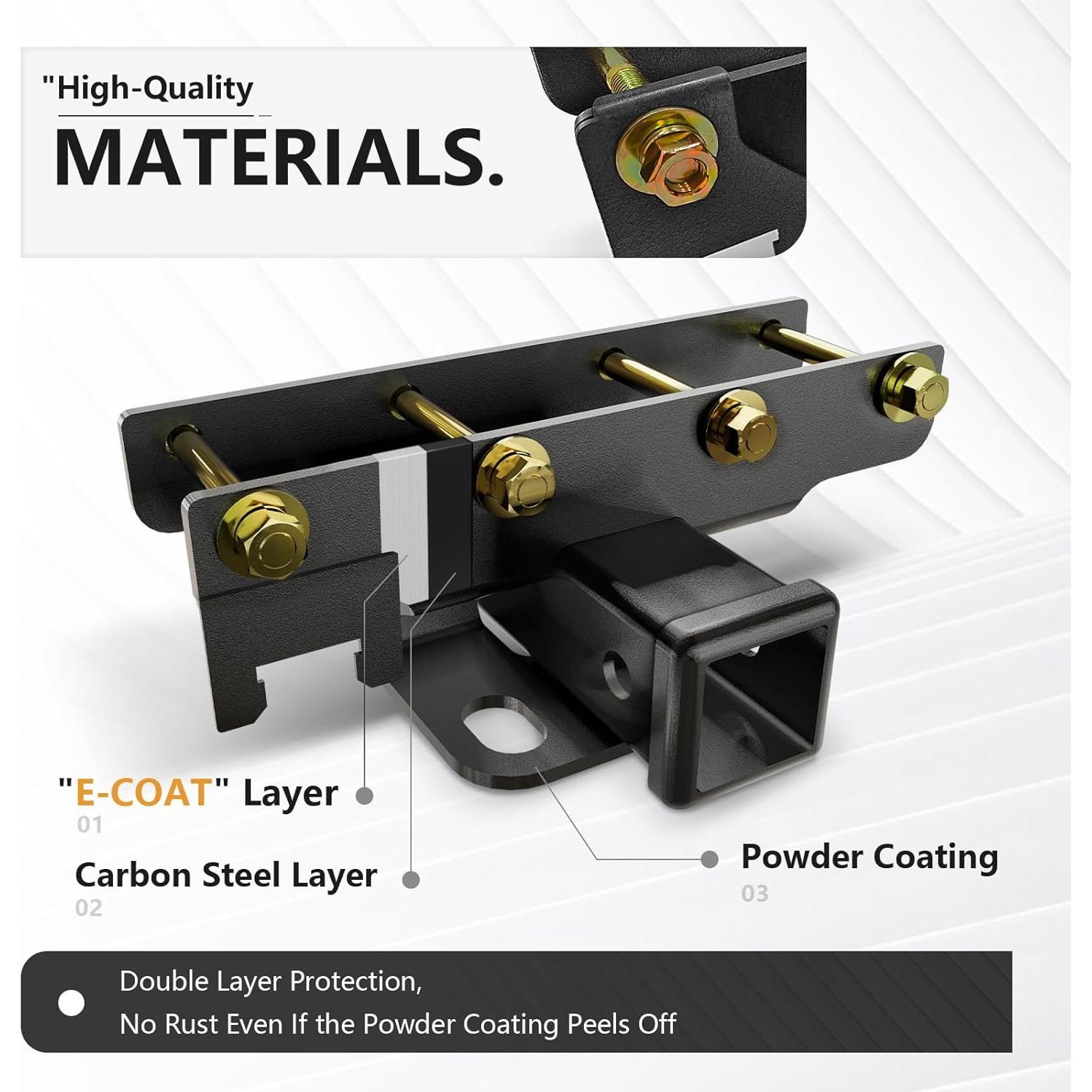 Kit de Remolque YZONA para Jeep Wrangler JK 2007-2018 con Enganche