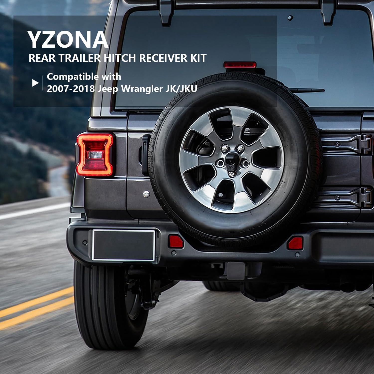 Kit de Remolque YZONA para Jeep Wrangler JK 2007-2018 con Enganche