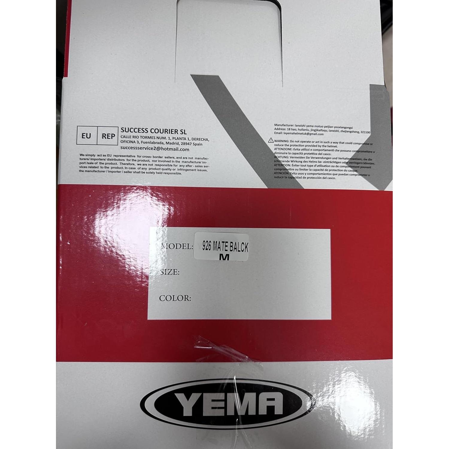 Casco Modular YEMA YM-926 para Motocicleta Doble Lente