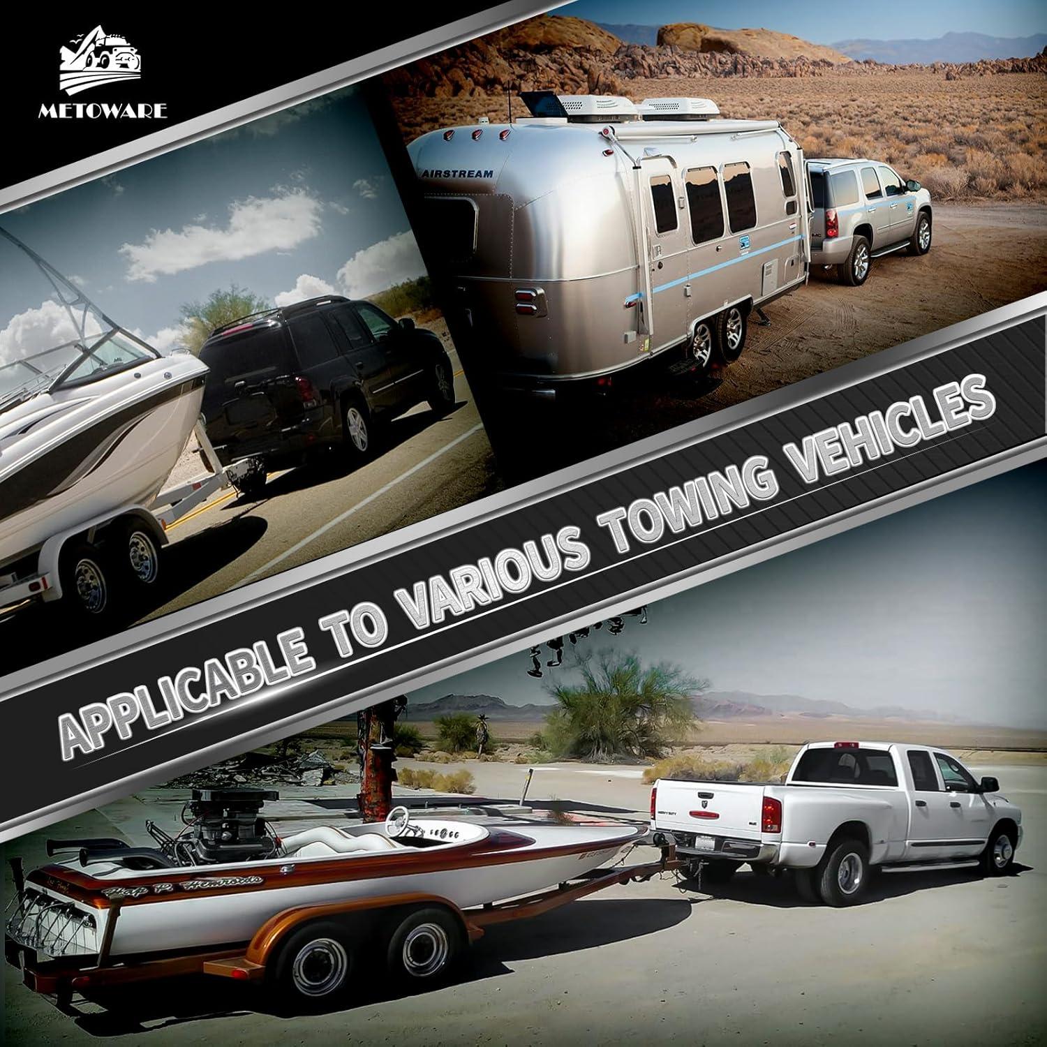 Enganche de Remolque Ajustable METOWARE 6" Aluminio 3628.74 KG