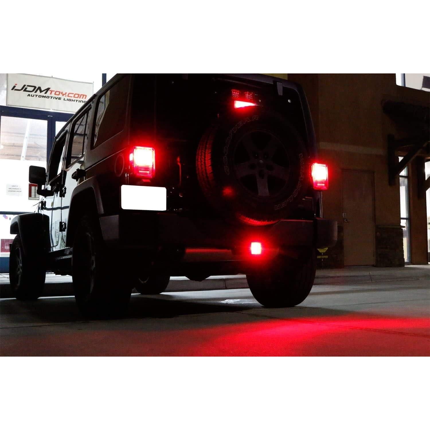 Luz de Freno de Remolque iJDMTOY 15 LED Ahumada 15.24 cm