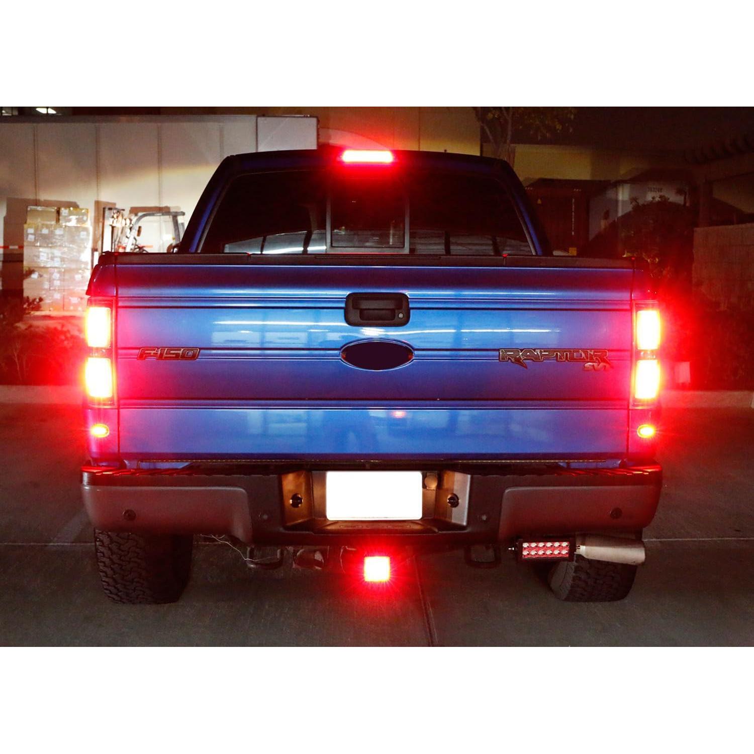 Luz de Freno de Remolque iJDMTOY 15 LED Ahumada 15.24 cm