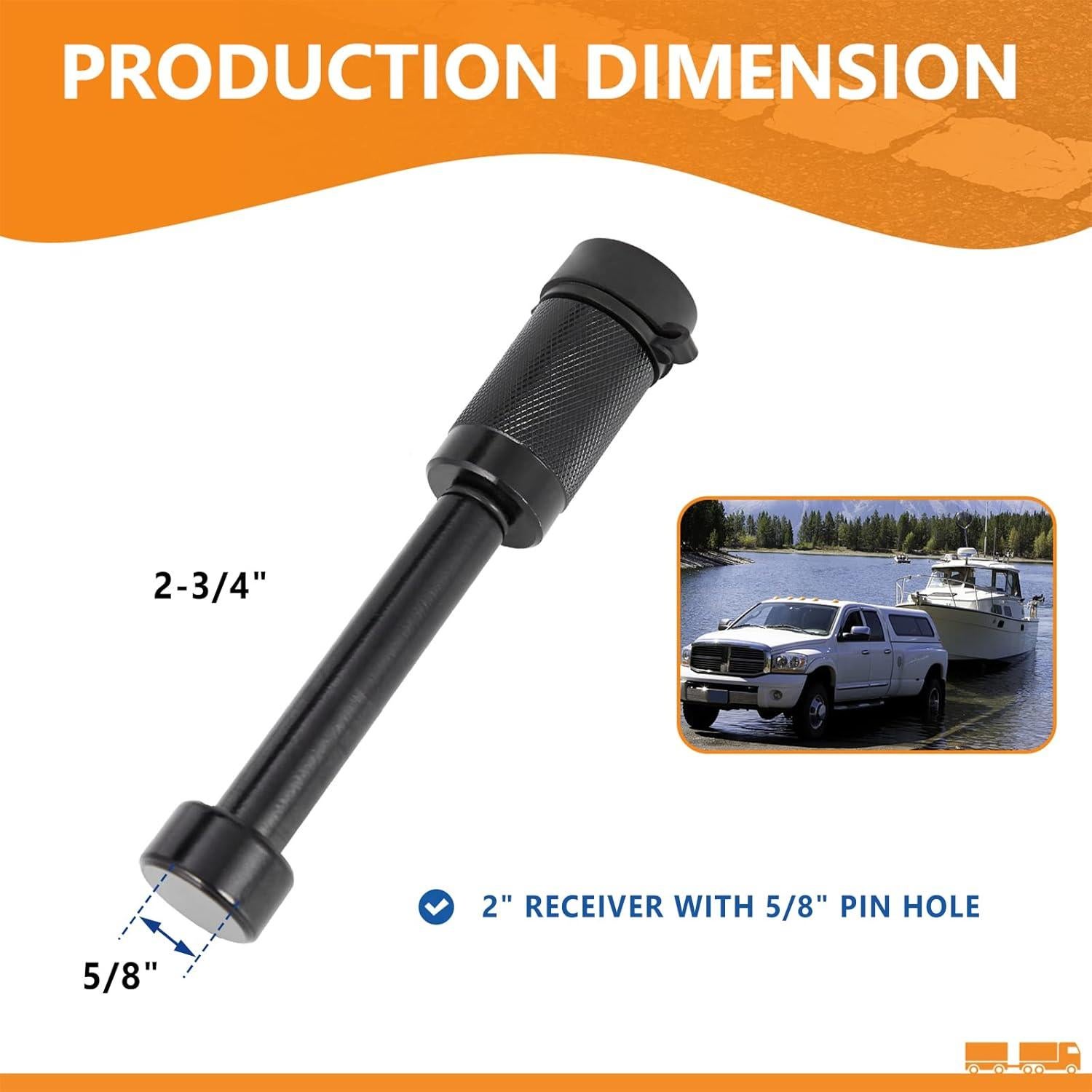 Candado de Enganche META Hardware 5/8" con Anillos O Antivibración