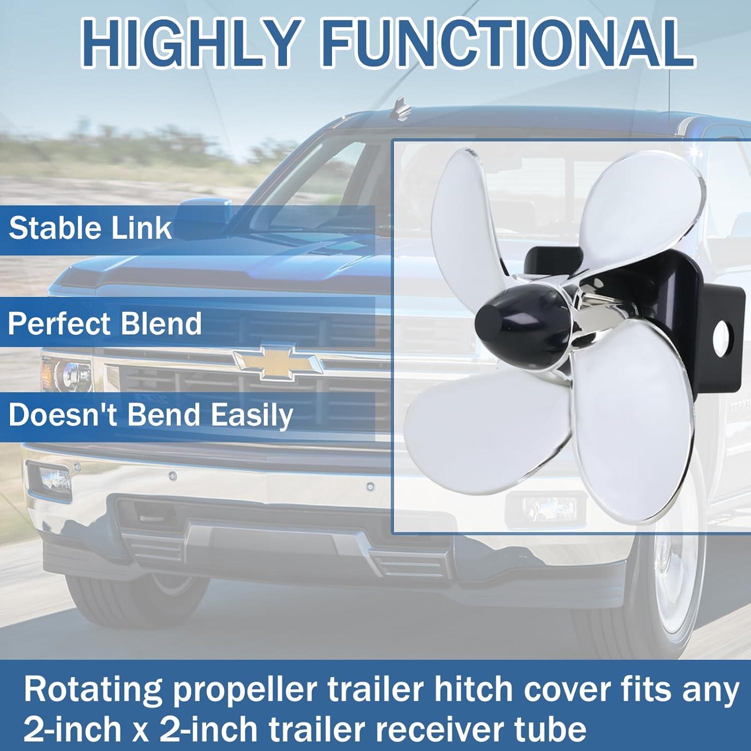 Cubierta de Enganche Qagea 77009 para Remolque 2" Plástico