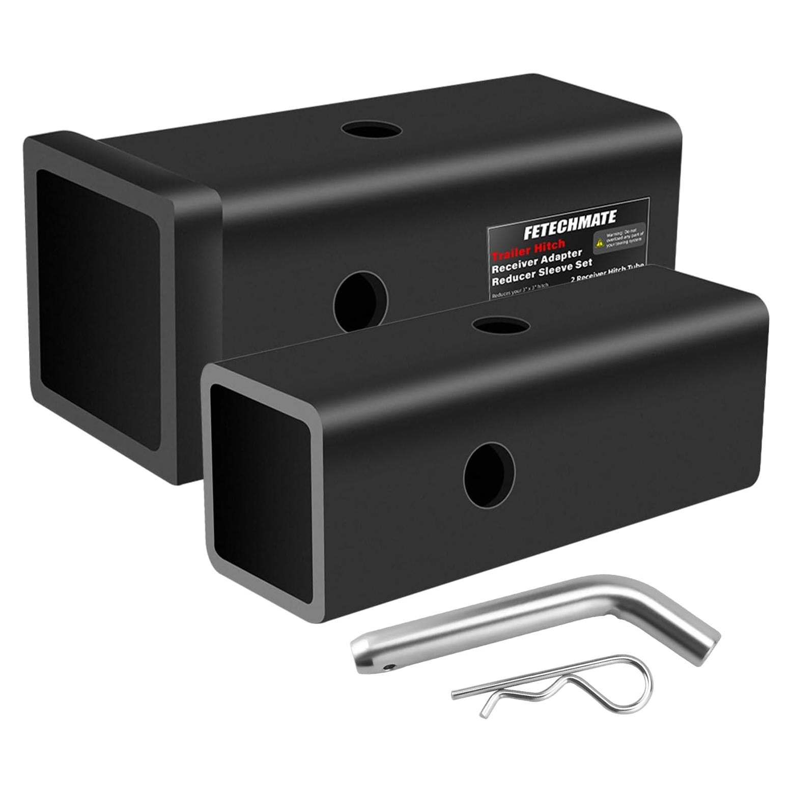 Juego Adaptador Extensor Enganche Remolque Fetechmate 3" a 2"