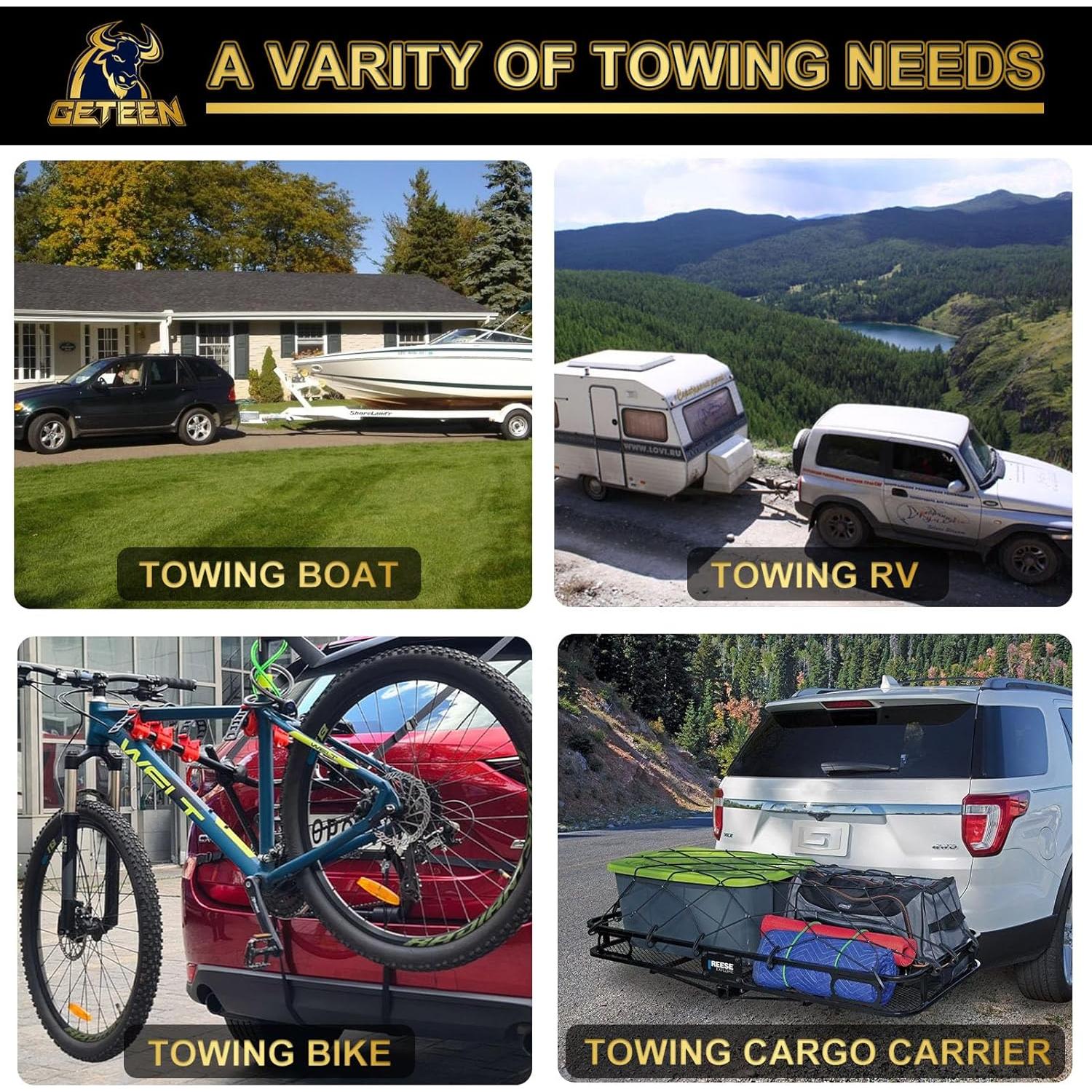 Enganche de Remolque Geteen T16 para Chevrolet Silverado y GMC Sierra