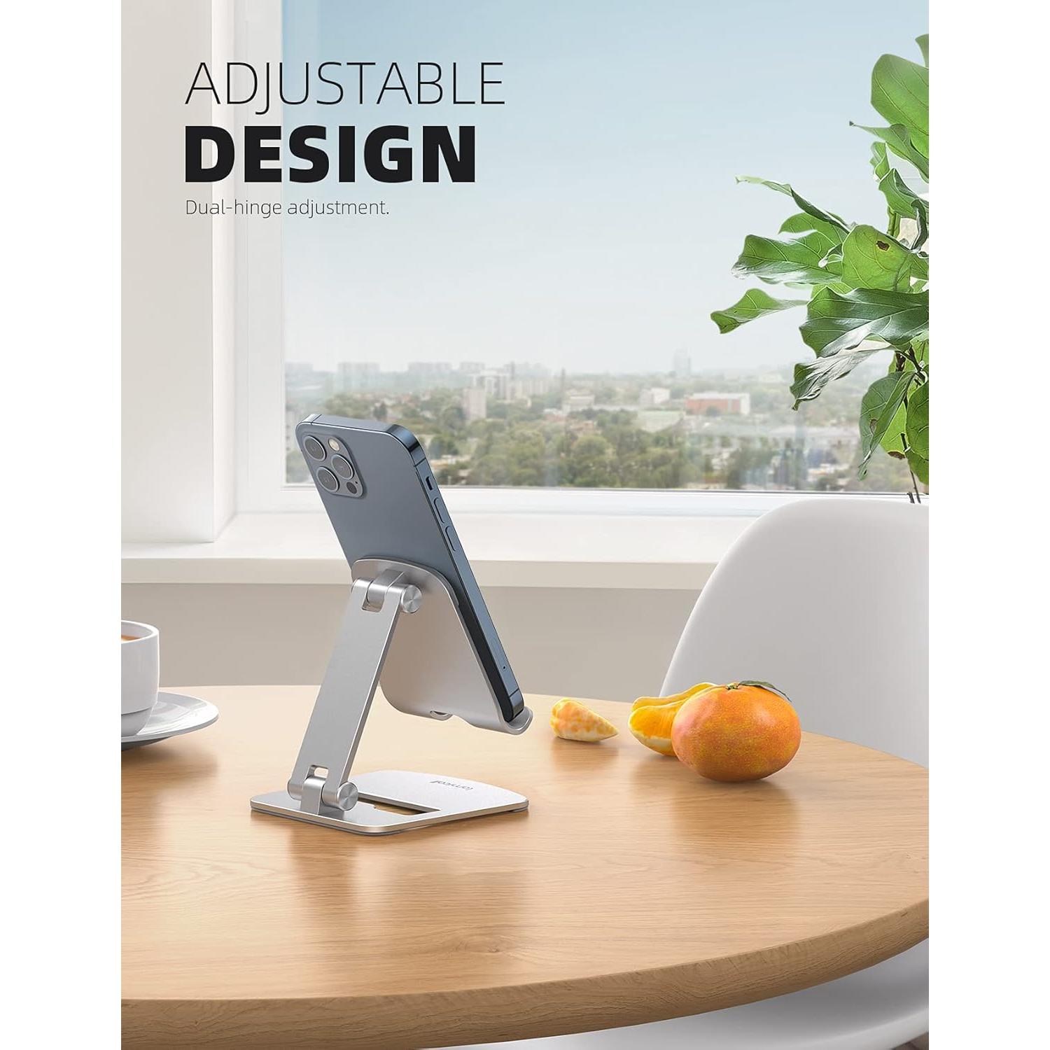 Soporte de Teléfono Lamicall DP11-EU-S Aluminio Plata Ajustable