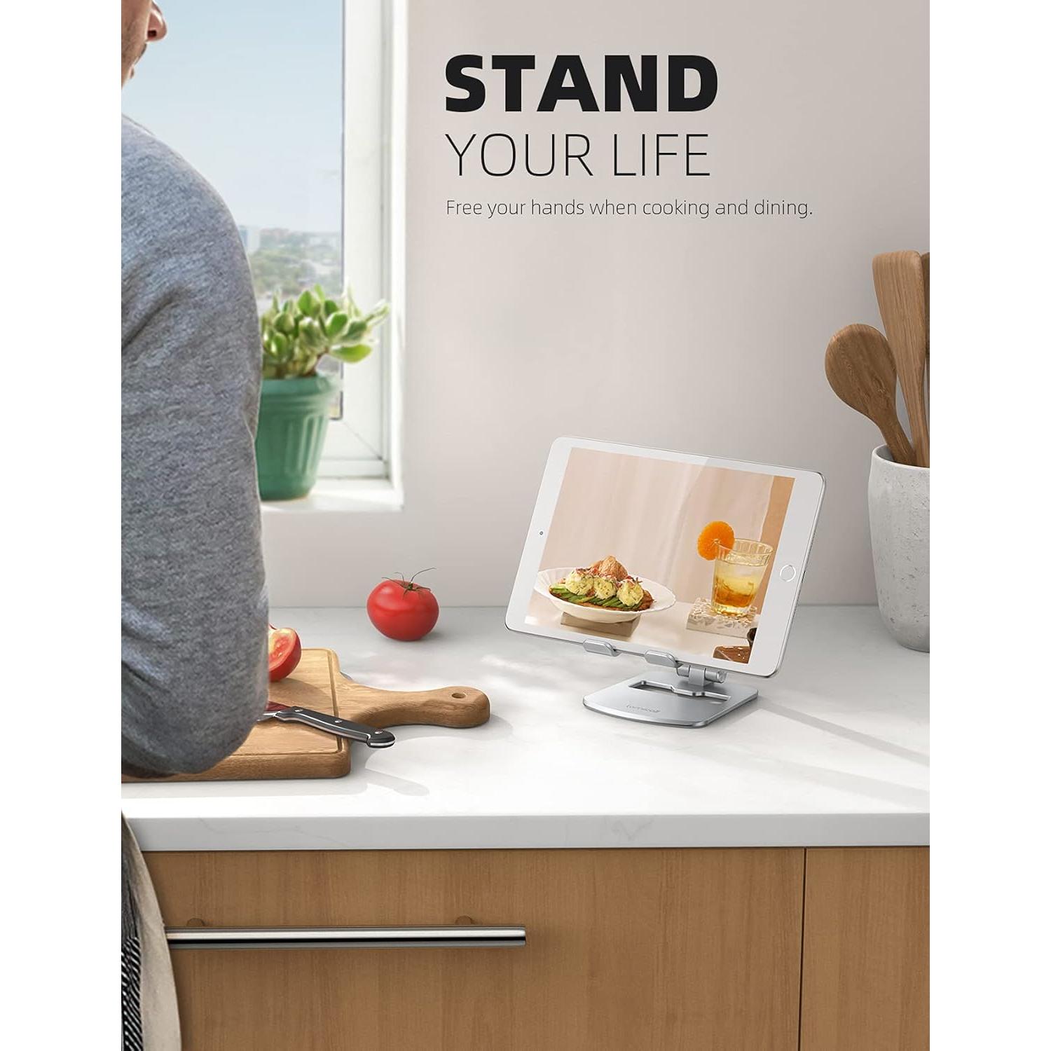 Soporte de Teléfono Lamicall DP11-EU-S Aluminio Plata Ajustable