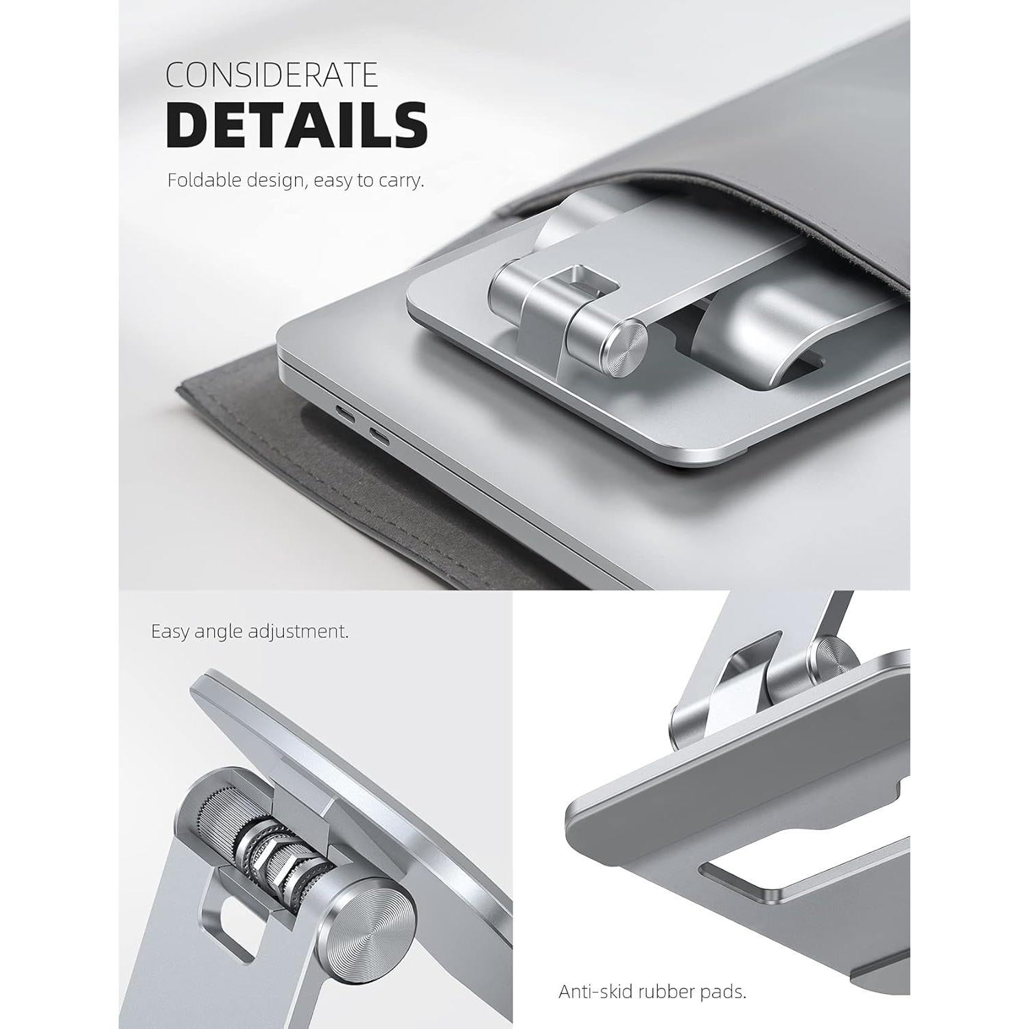 Soporte de Teléfono Lamicall DP11-EU-S Aluminio Plata Ajustable