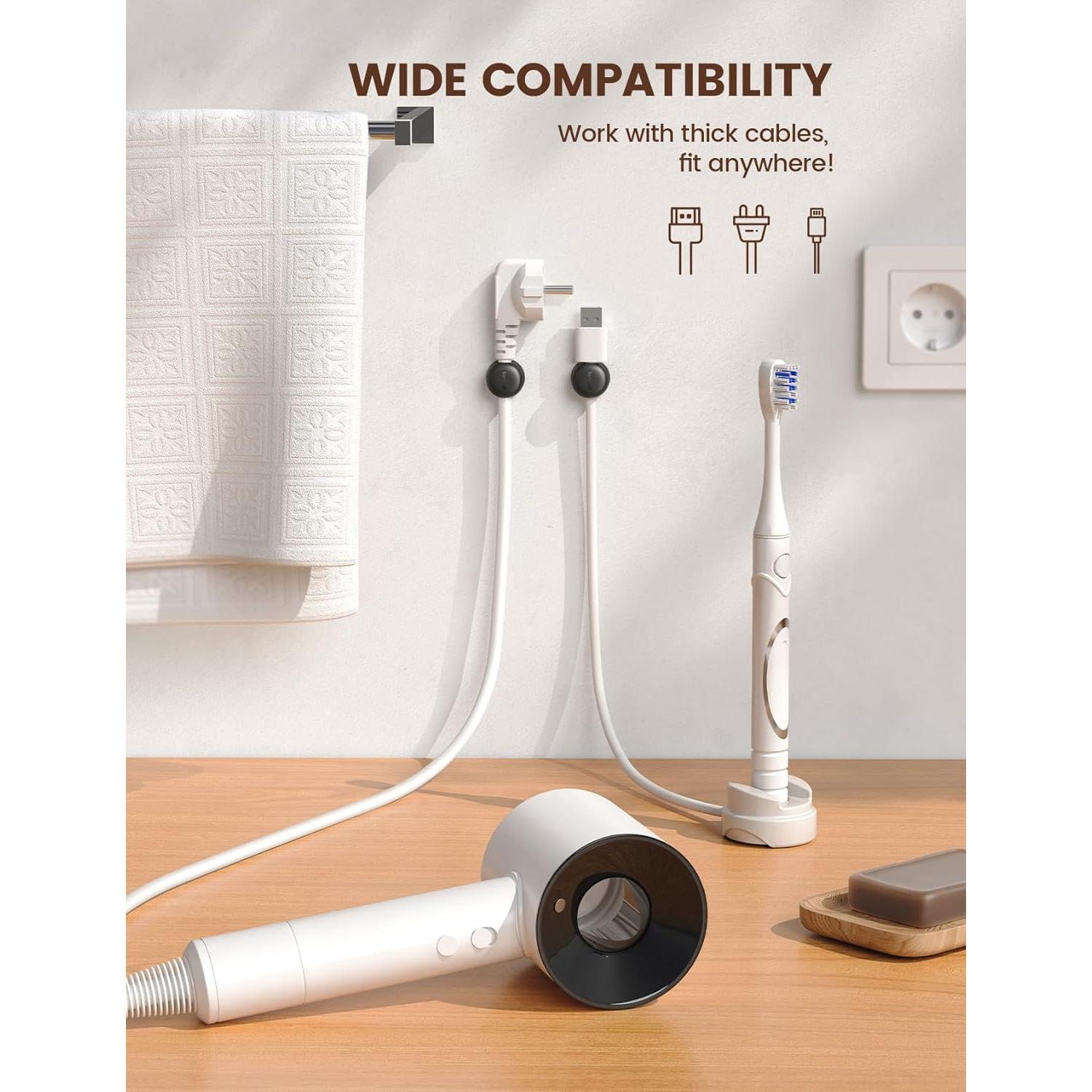 Rotatable Cable Clips + Tablet Stand