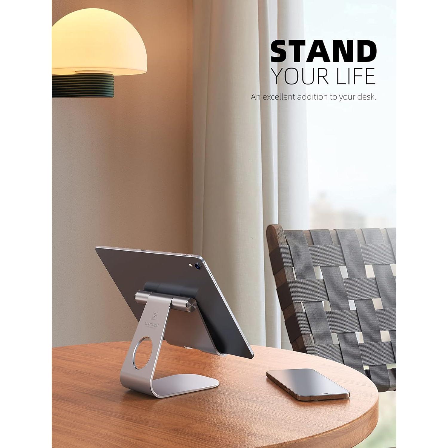 Rotatable Cable Clips + Tablet Stand