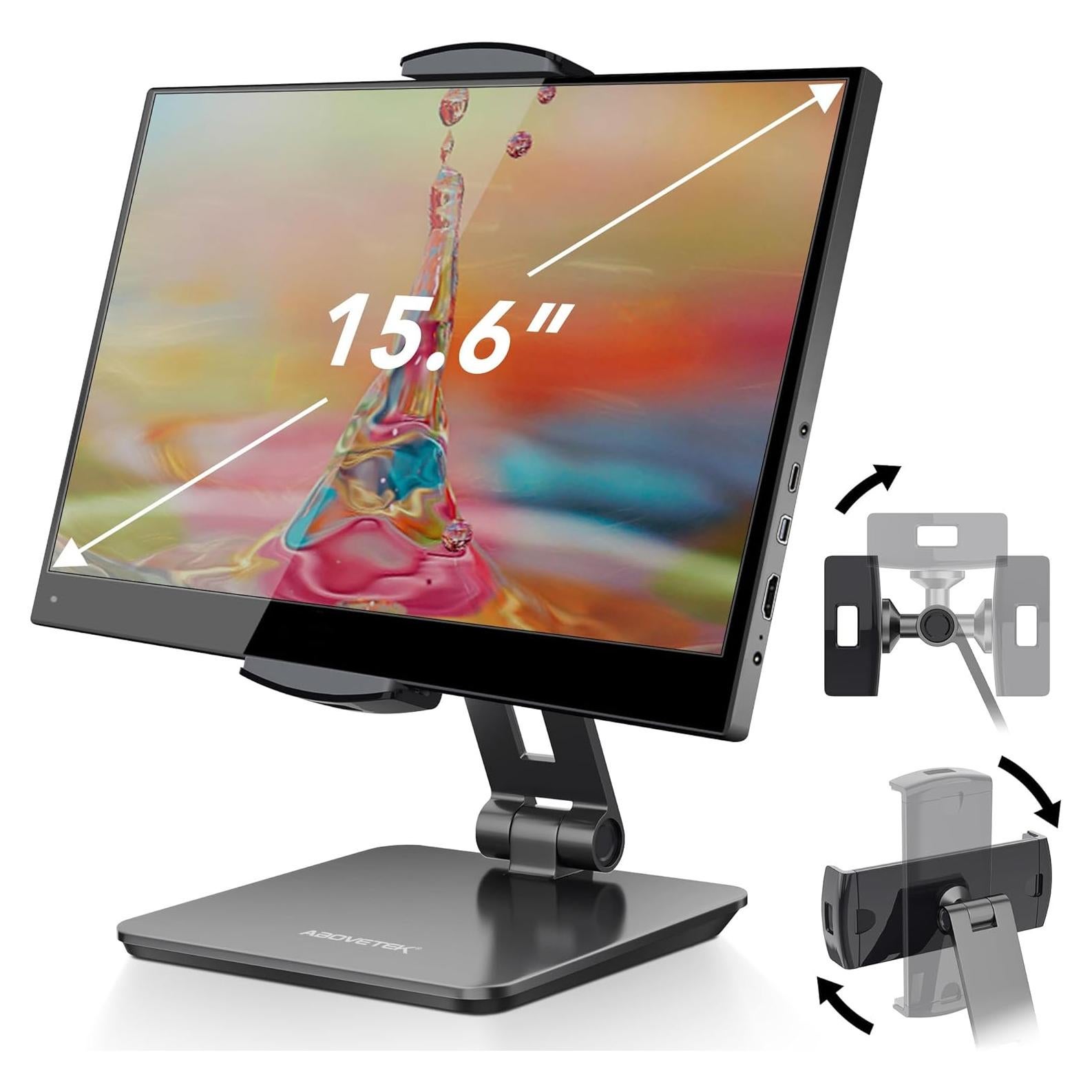 Soporte de Tableta AboveTEK Gris 360° para Dispositivos 10-40 cm