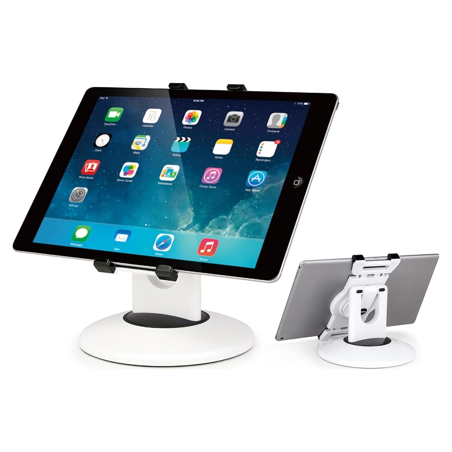 Soporte para Tabletas EHO EH-300100 Blanco 360° Ajustable