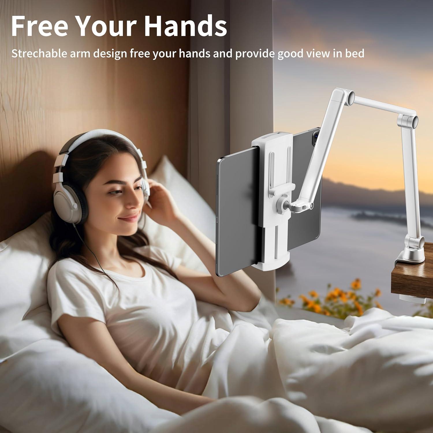 Soporte Ajustable para iPad LULULOOK - Aluminio, 4.7" a 13"