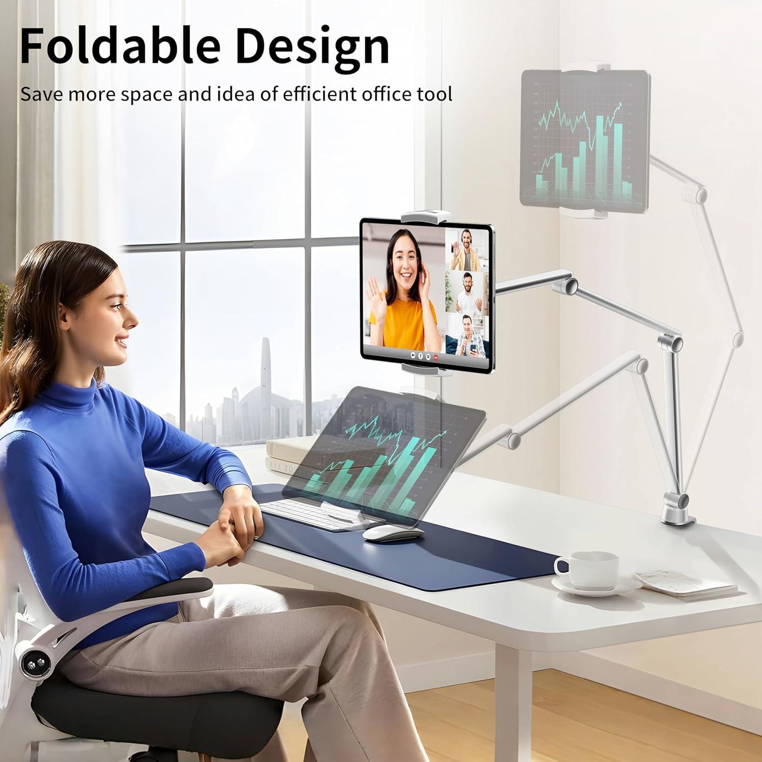 Soporte Ajustable para iPad LULULOOK - Aluminio, 4.7" a 13"