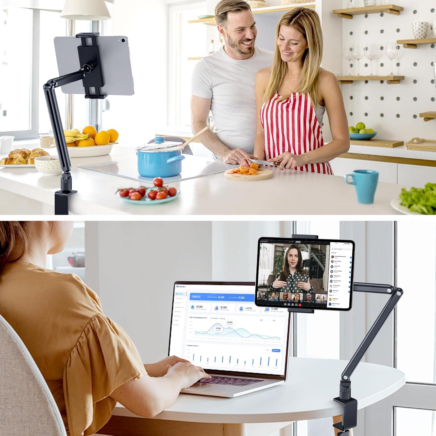 Soporte de Escritorio para Tablet CreaDream 360° Aluminio 4.7-13"