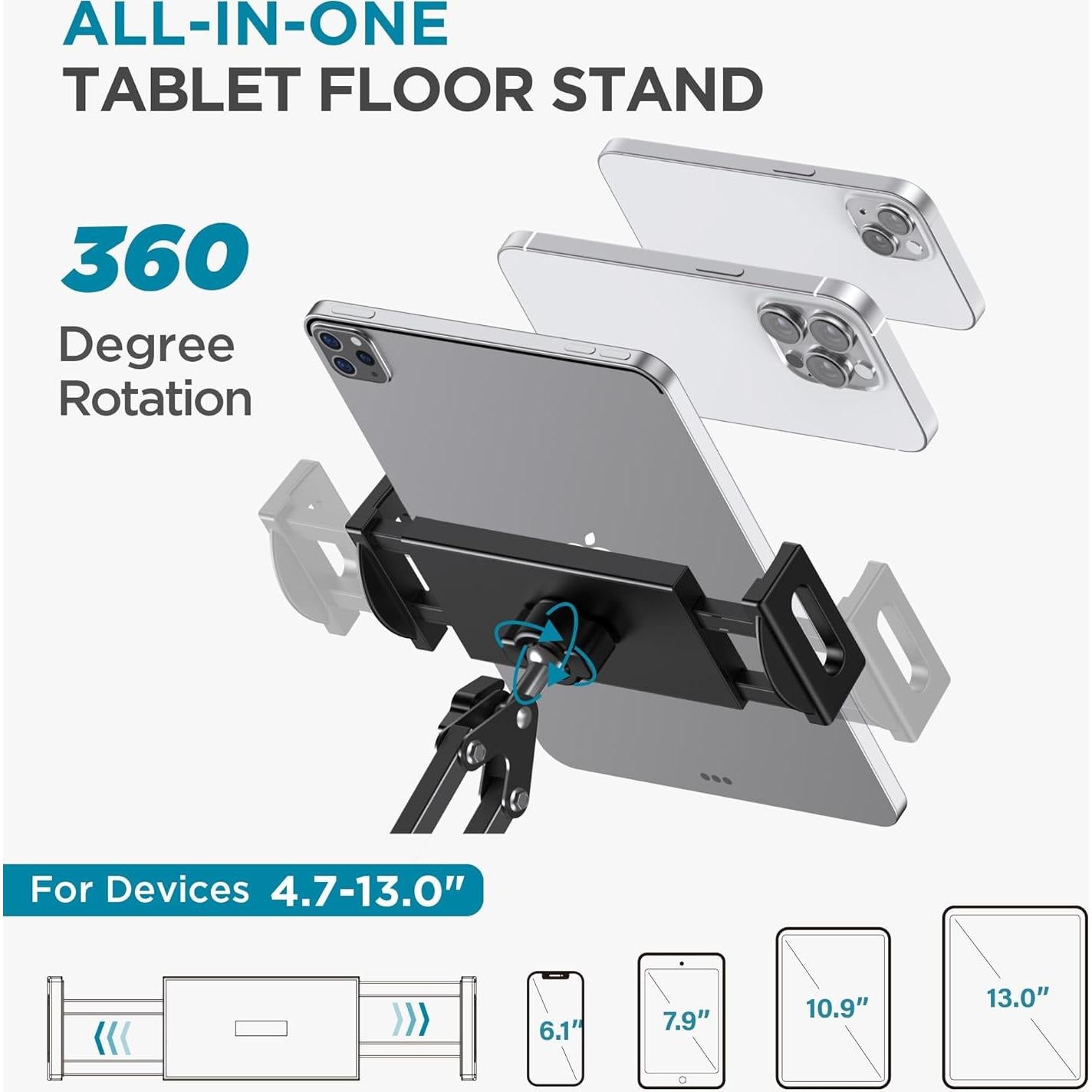 Soporte de Tableta InnoGear Ajustable para Cama - Paquete de 2