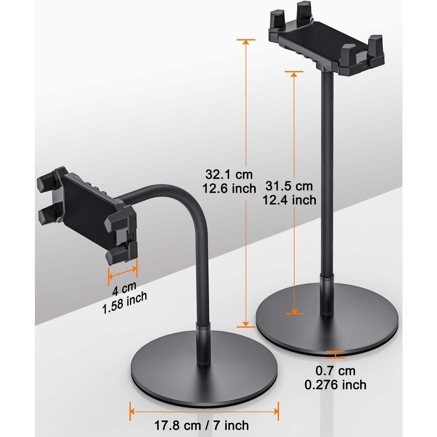 Soporte Ajustable para Tablet JUBOR con Cuello de Cisne 360°