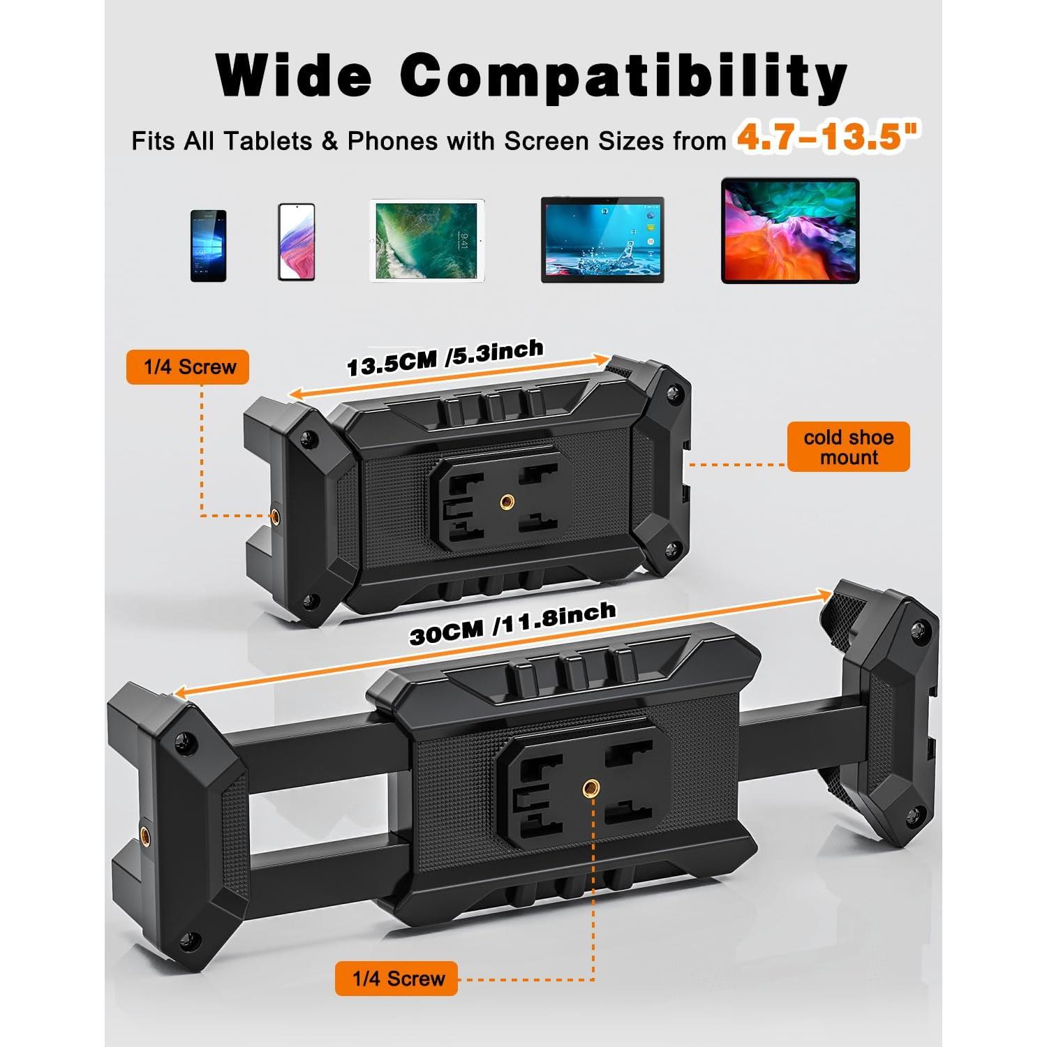 Soporte Ajustable para Tablet JUBOR con Cuello de Cisne 360°