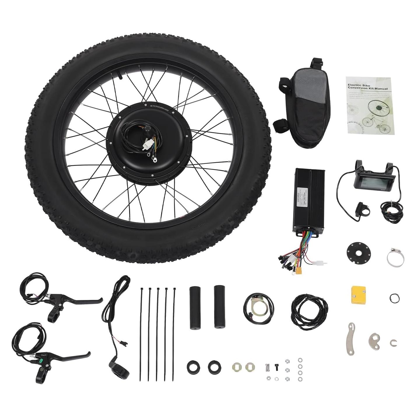 Kit de Conversión de Bicicleta Eléctrica DUIBAII 1500W 24"