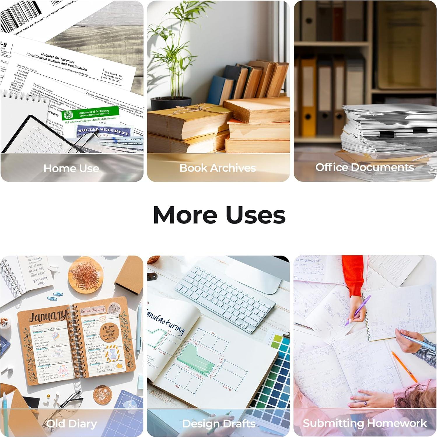 Escáner de Documentos CZUR ET16 Plus, 16MP, OCR 186 Idiomas