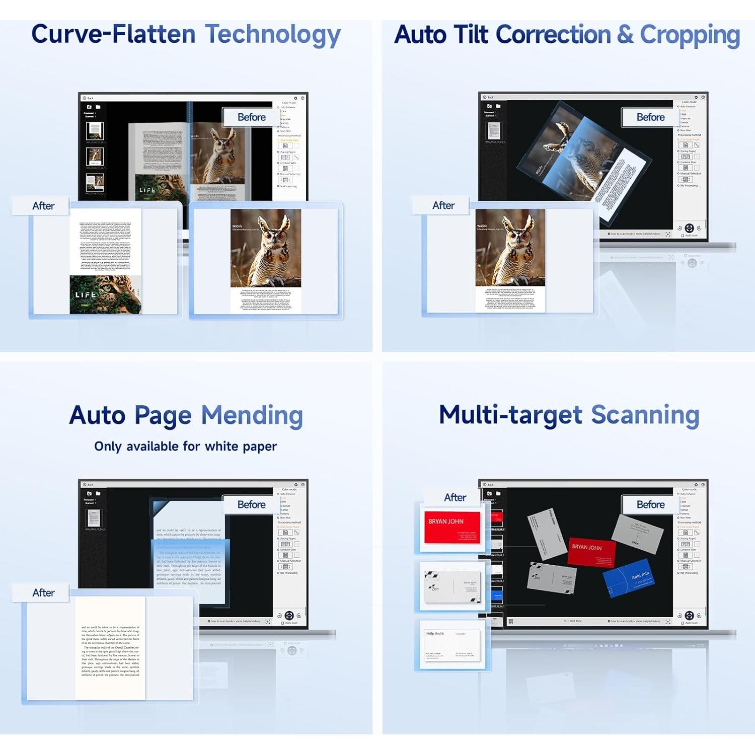 Escáner de Documentos Portátil CZUR Shine Ultra A3 USB