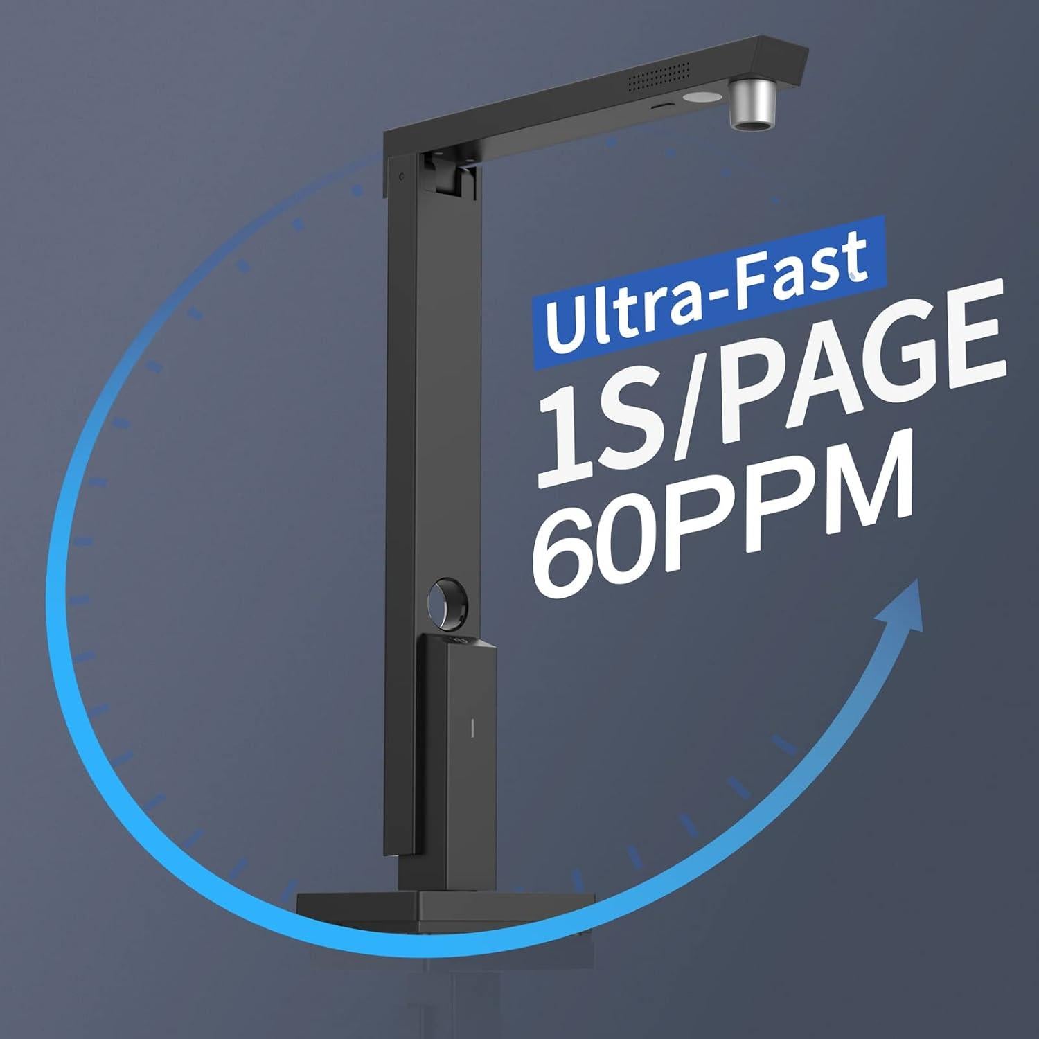 Escáner de Documentos Portátil CZUR Lens1200 Pro 12MP A4