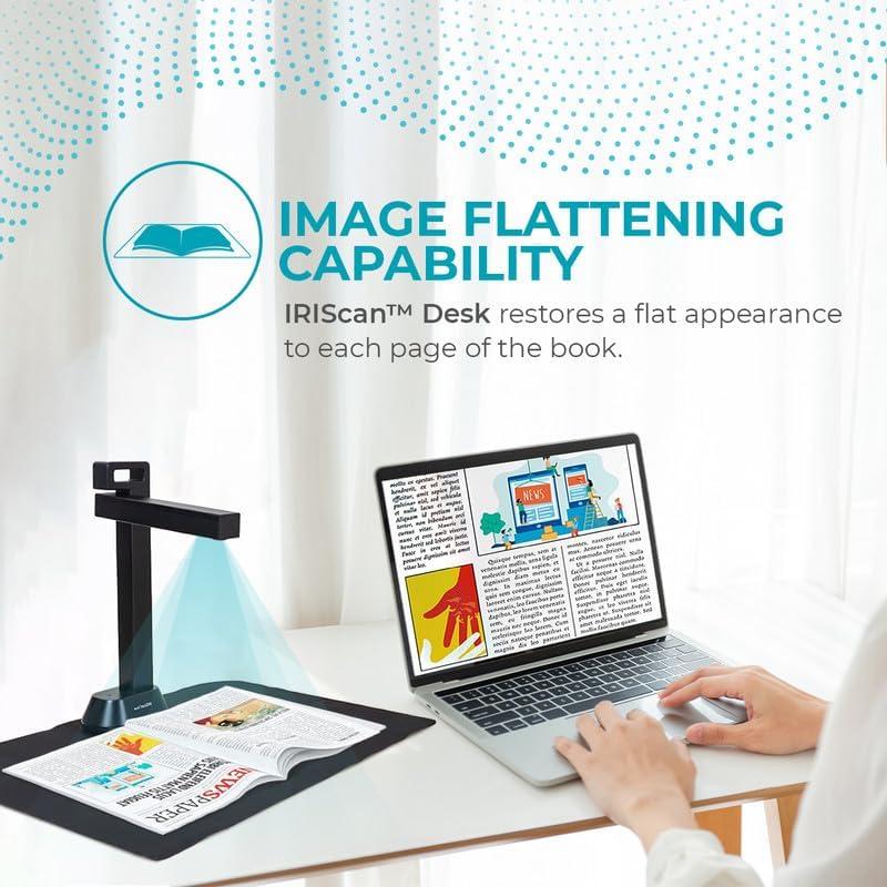 Desk Document Camera a3 Scanner- v6Pro :13MP/21MP visualizer, Free PDF Editor,Portable Scanner,Book Scanner,AI Curve Flattening-Finger Hiding,Win Mac
