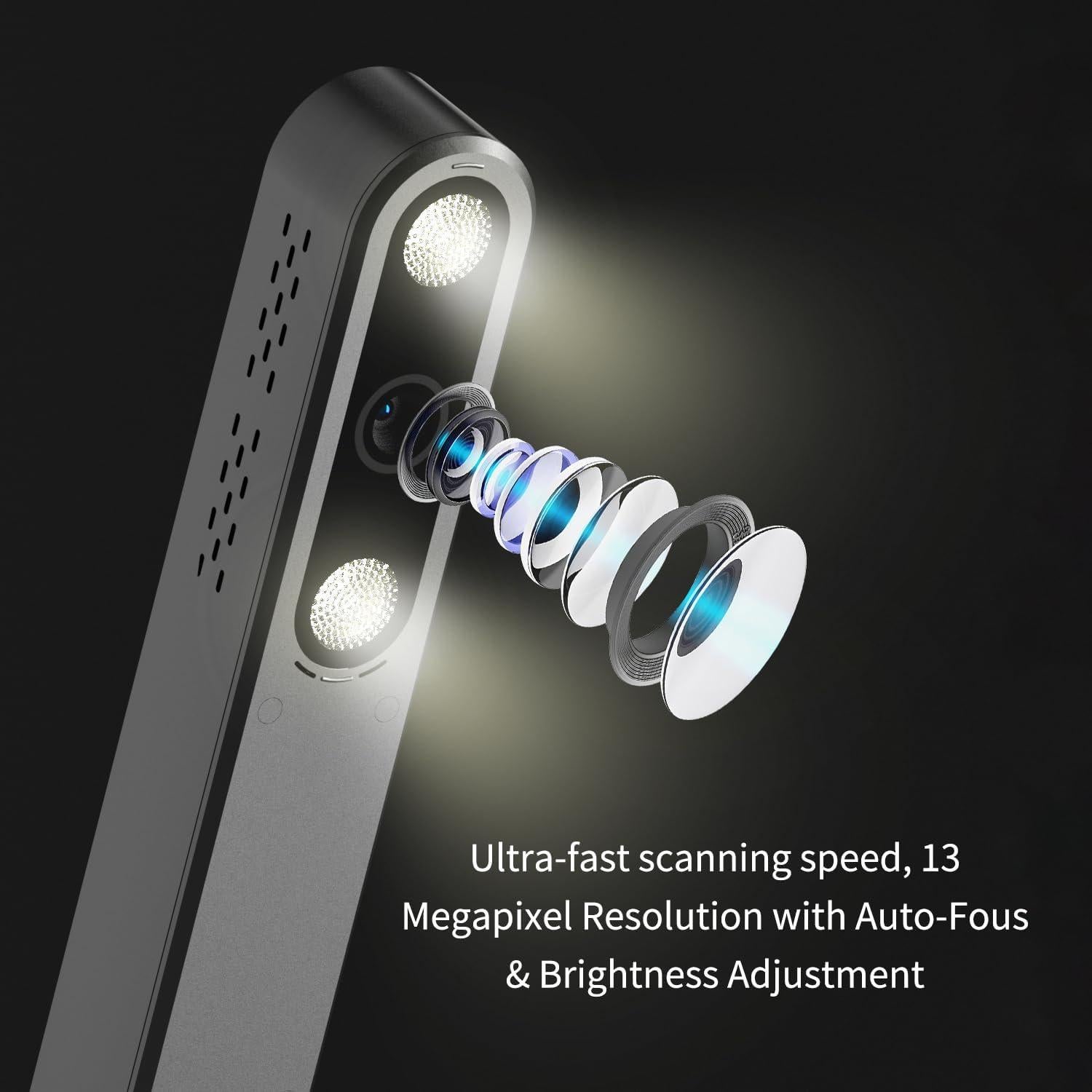 Escáner de Documentos NetumScan 13MP Plegable A4 USB