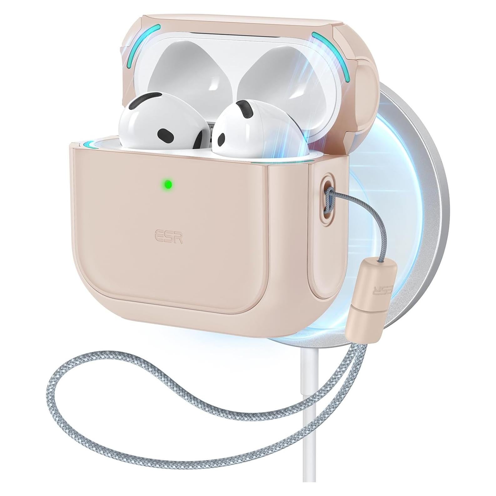 Funda ESR para AirPods 4ta Generación USB-C Titanio Desértico