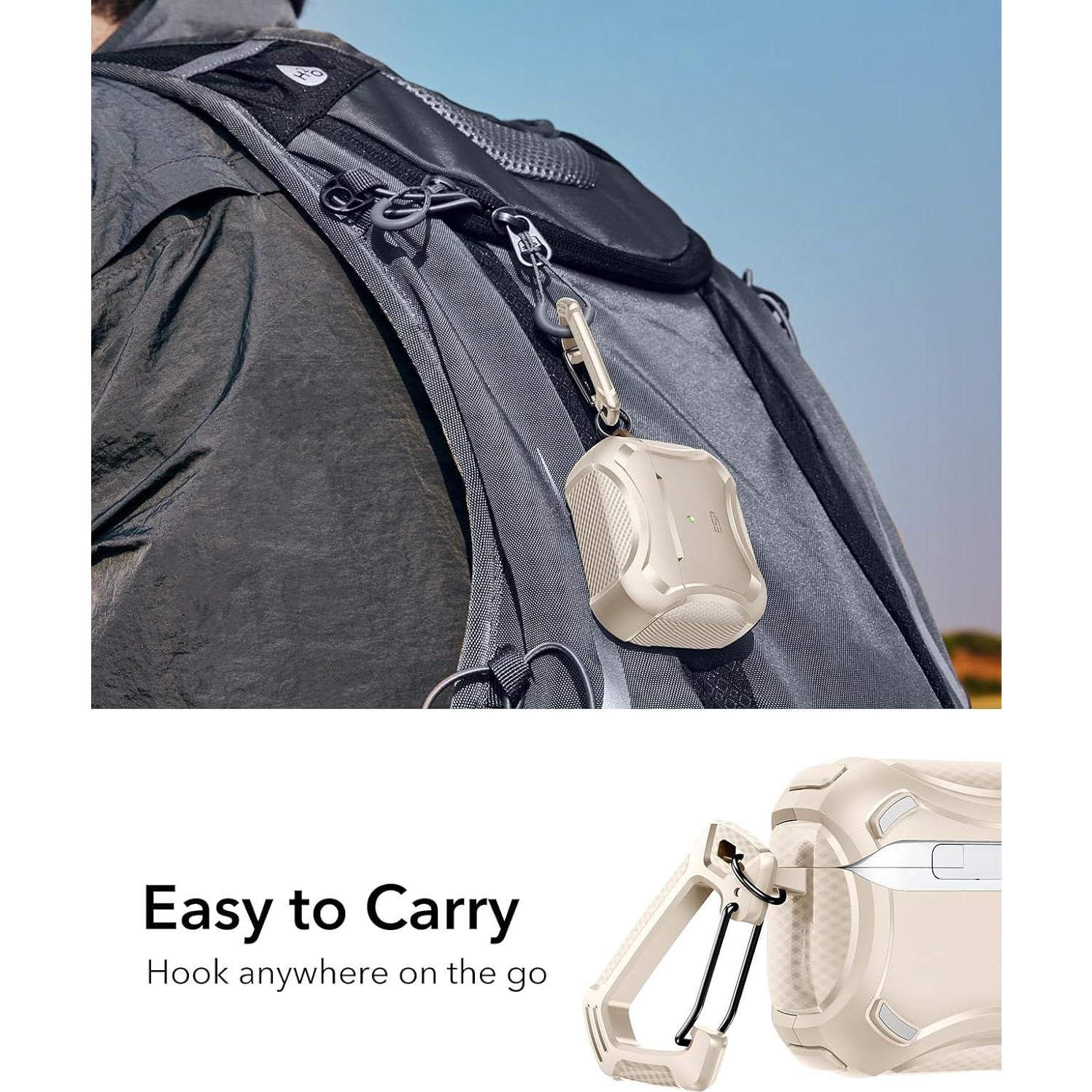 Funda ESR para AirPods 4 (2024) Titanio Desértico MagSafe