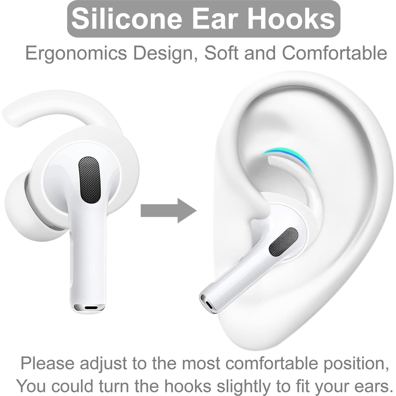 Kit Antideslizante IiEXCEL para AirPods Pro 2 - 4 Pares