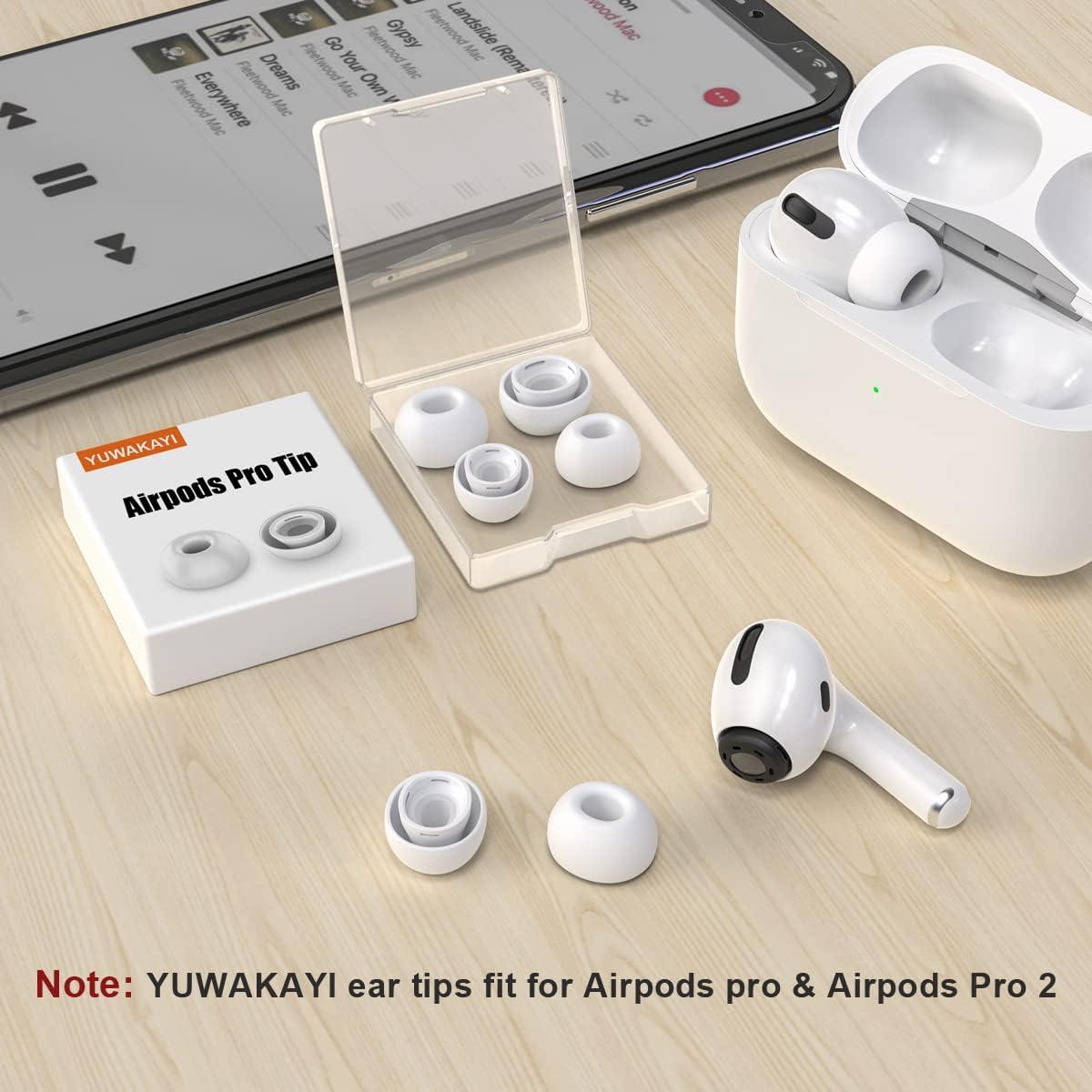 Puntas de Silicona YUWAKAYI para AirPods Pro - 4 Tamaños