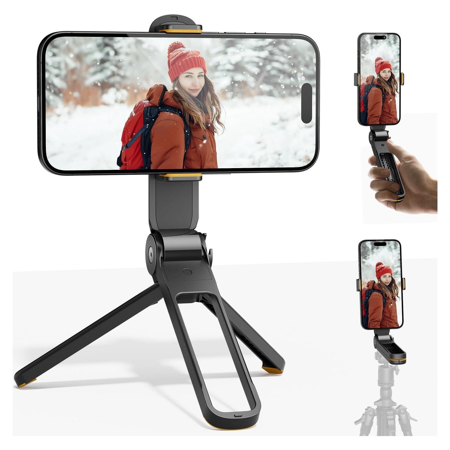 Trípode para Teléfono TODI TIUS-H1 Plegable 360° Negro