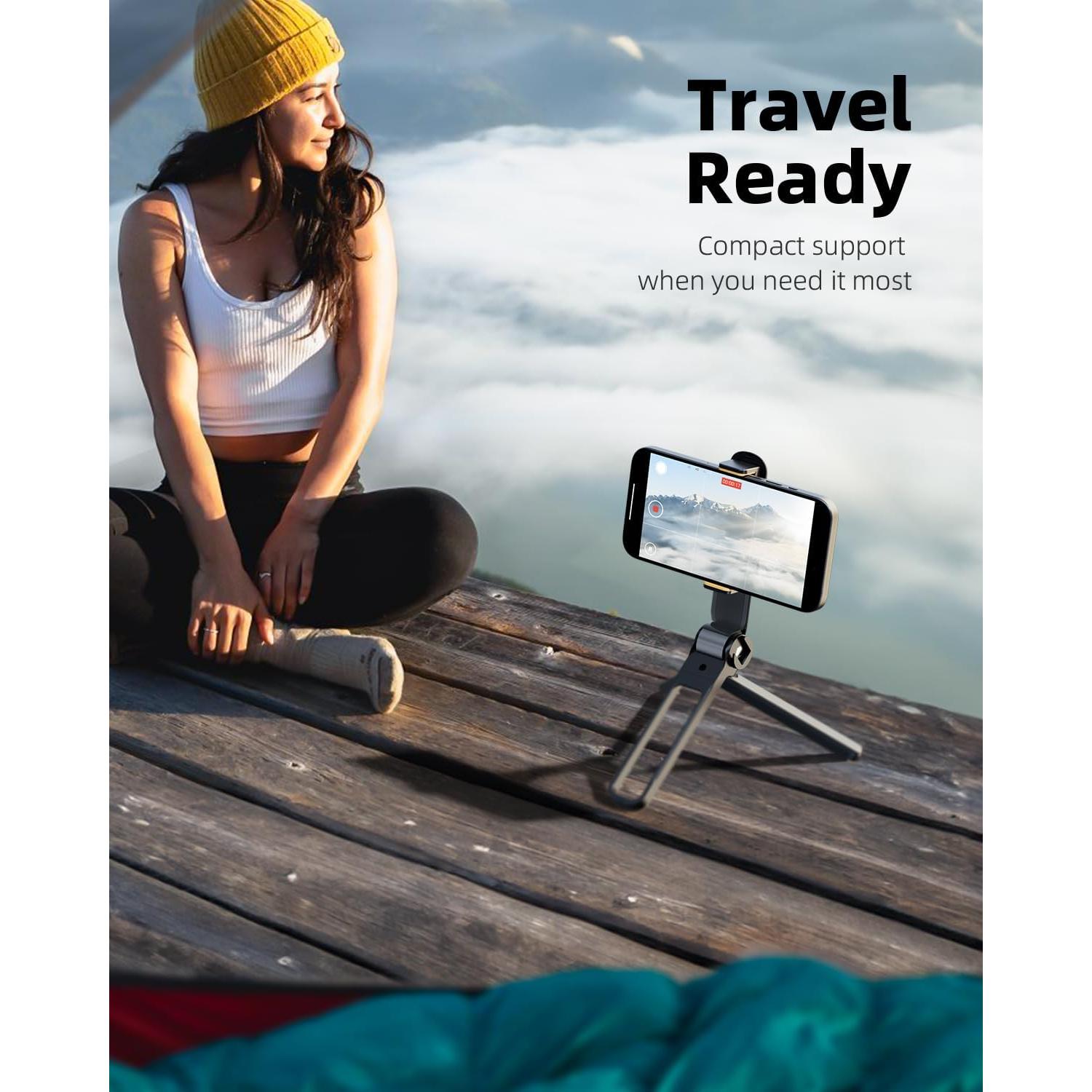 Trípode para Teléfono TODI TIUS-H1 Plegable 360° Negro