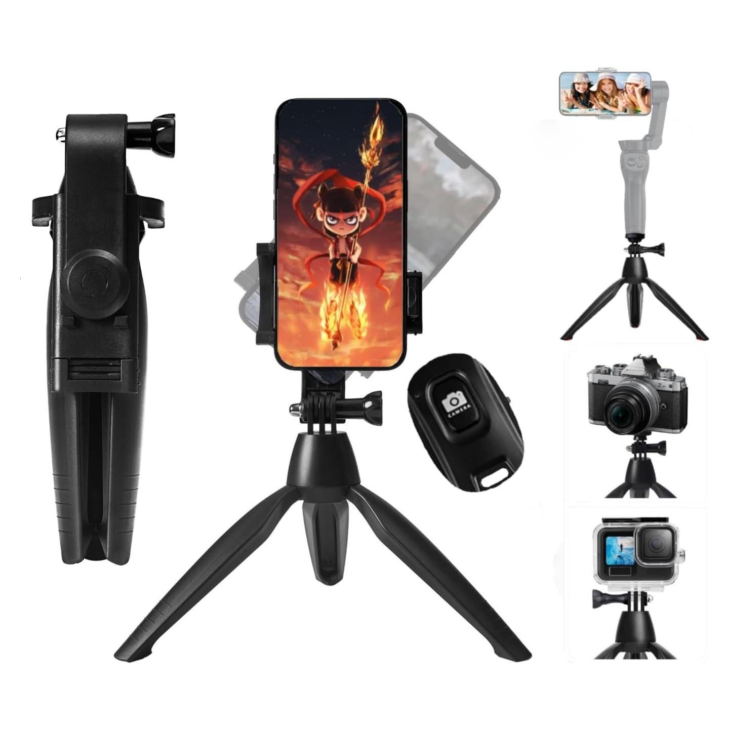 Trípode Mini para iPhone y Cámara NEWYIHOKJ 18 cm Plegable