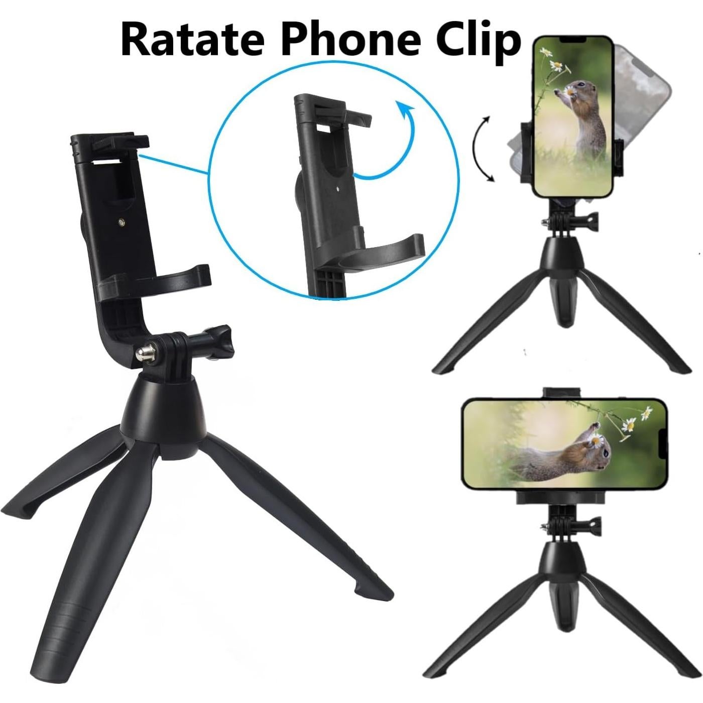 Trípode Mini para iPhone y Cámara NEWYIHOKJ 18 cm Plegable