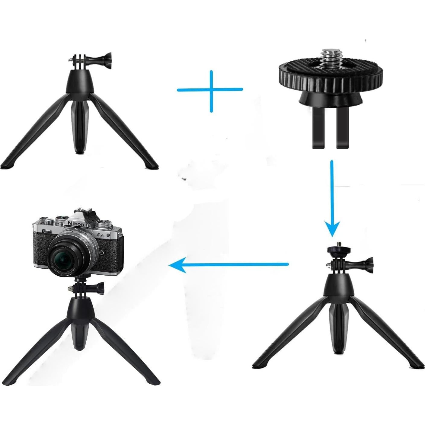 Trípode Mini para iPhone y Cámara NEWYIHOKJ 18 cm Plegable