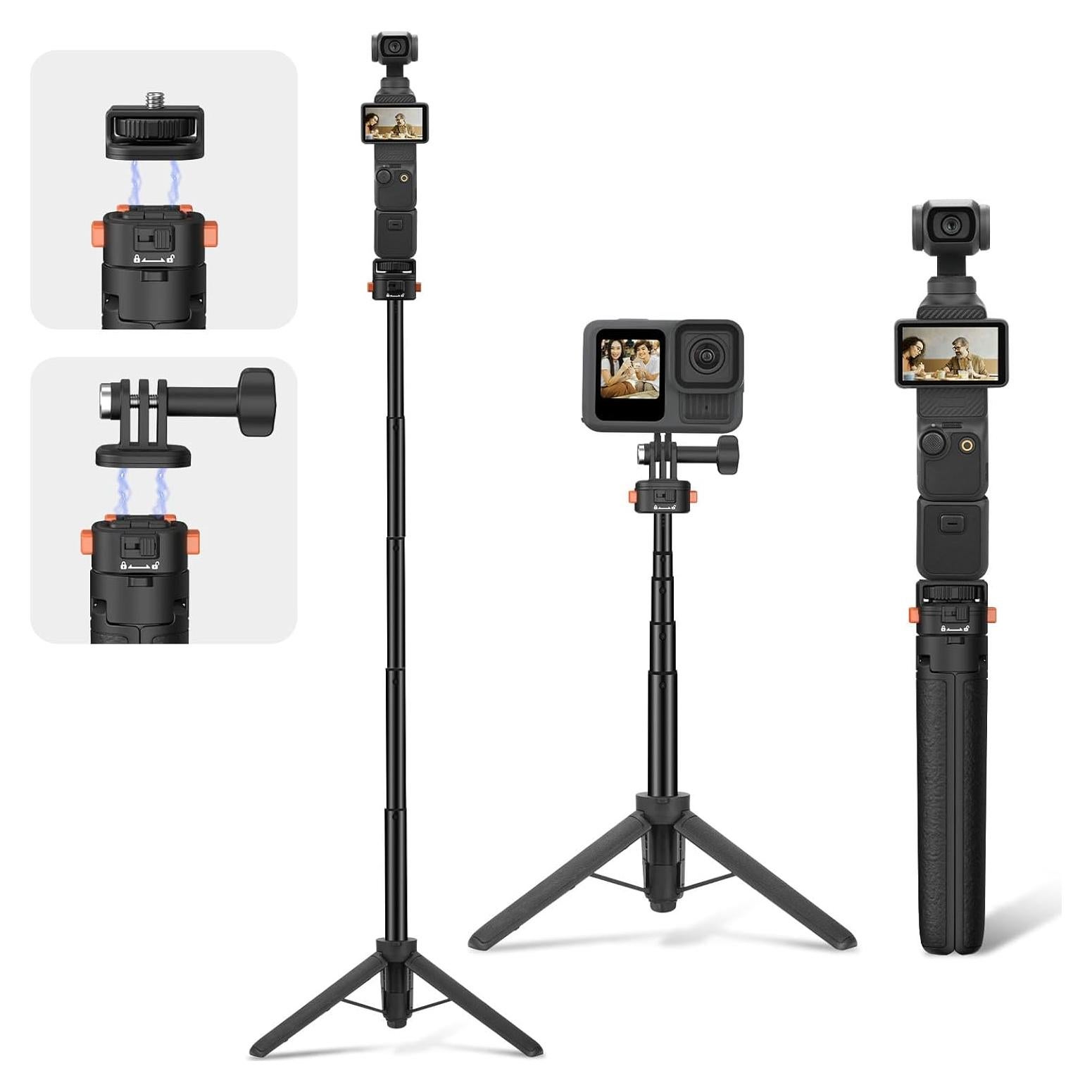 Trípode Mini Extensible BRDRC para Cámara de Acción DJI Pocket 3